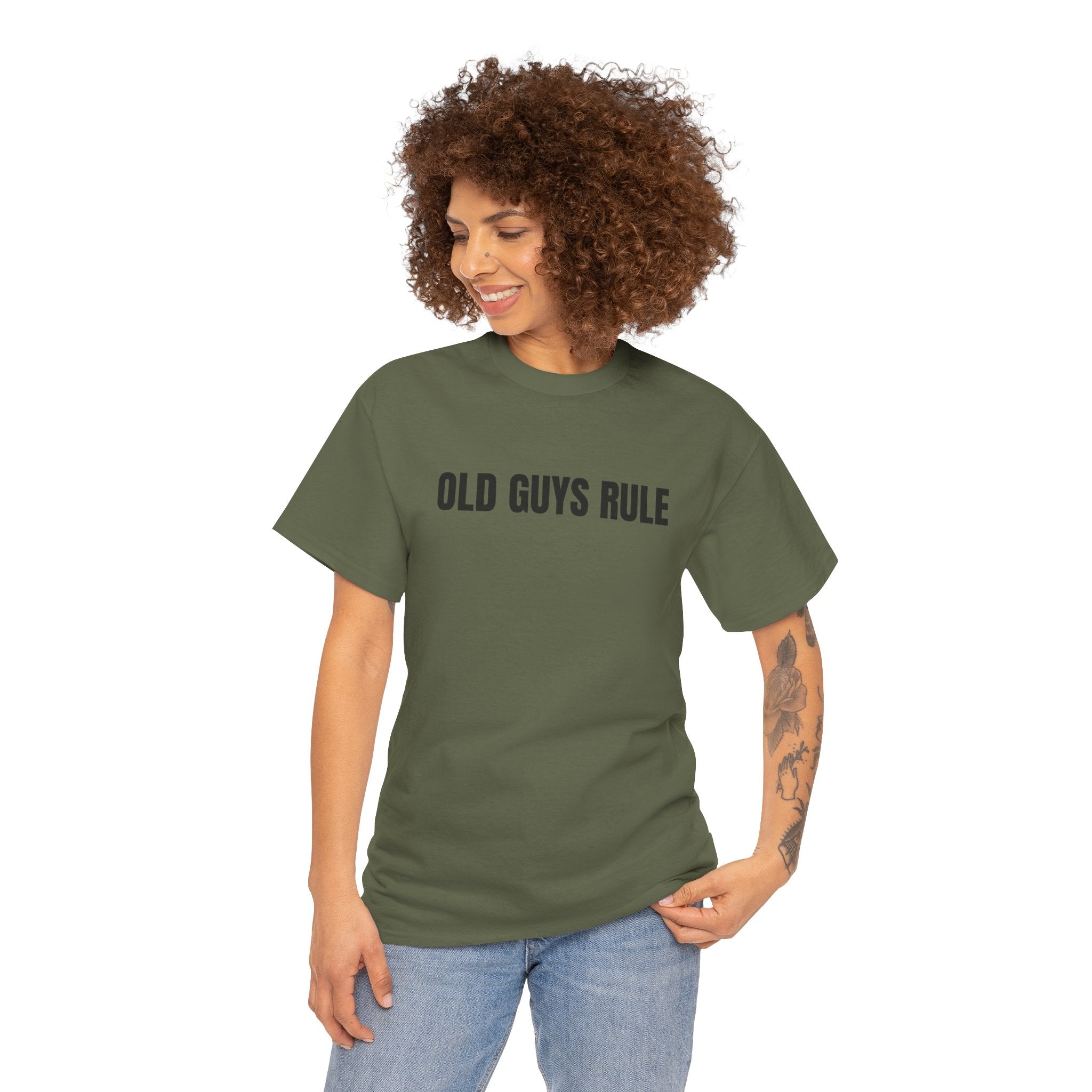 Old Guys Rule Funny Graphic Novelty Gift Unisex T-Shirt