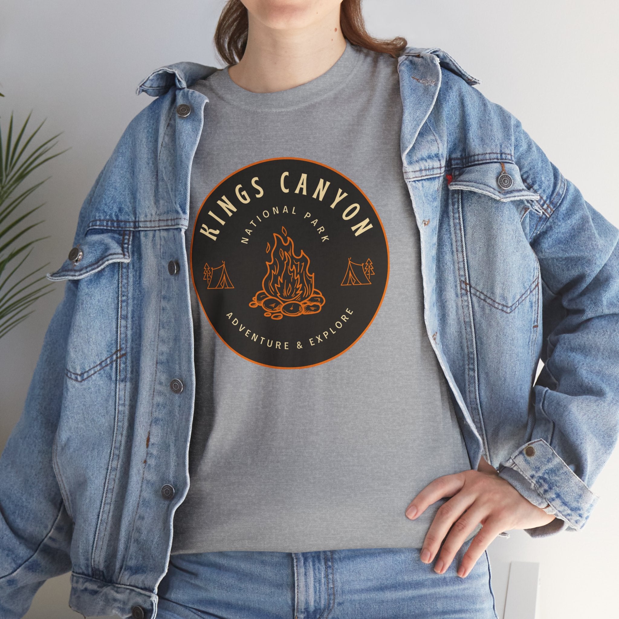 Kings Canyon Travel Camping Souvenir Unisex Graphic Novelty T-Shirt