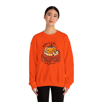 Hello, Pumpkin Smiling Pumpkin Sweatshirt