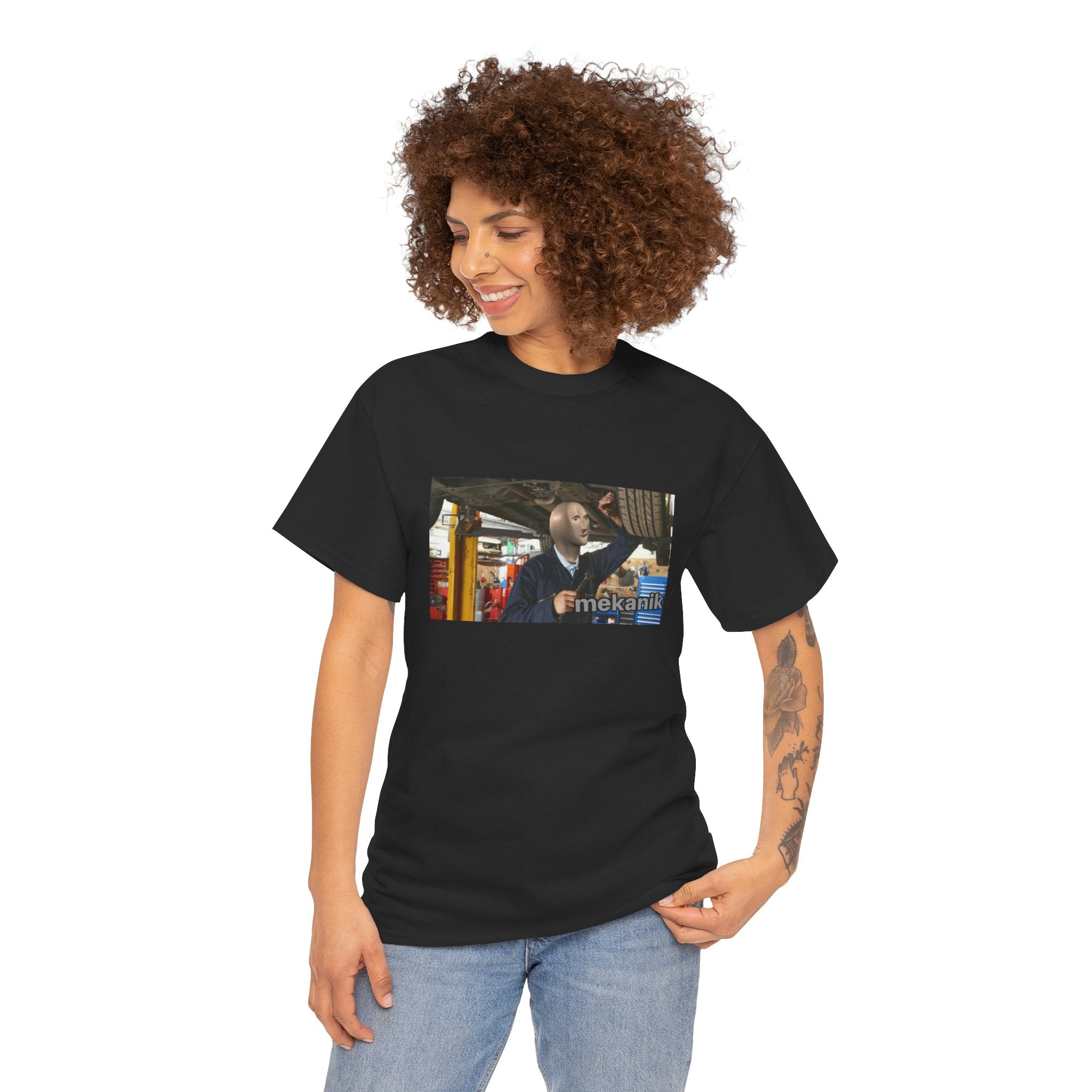 Funny Auto Mechanic Meme Unisex Graphic Novelty T-Shirt