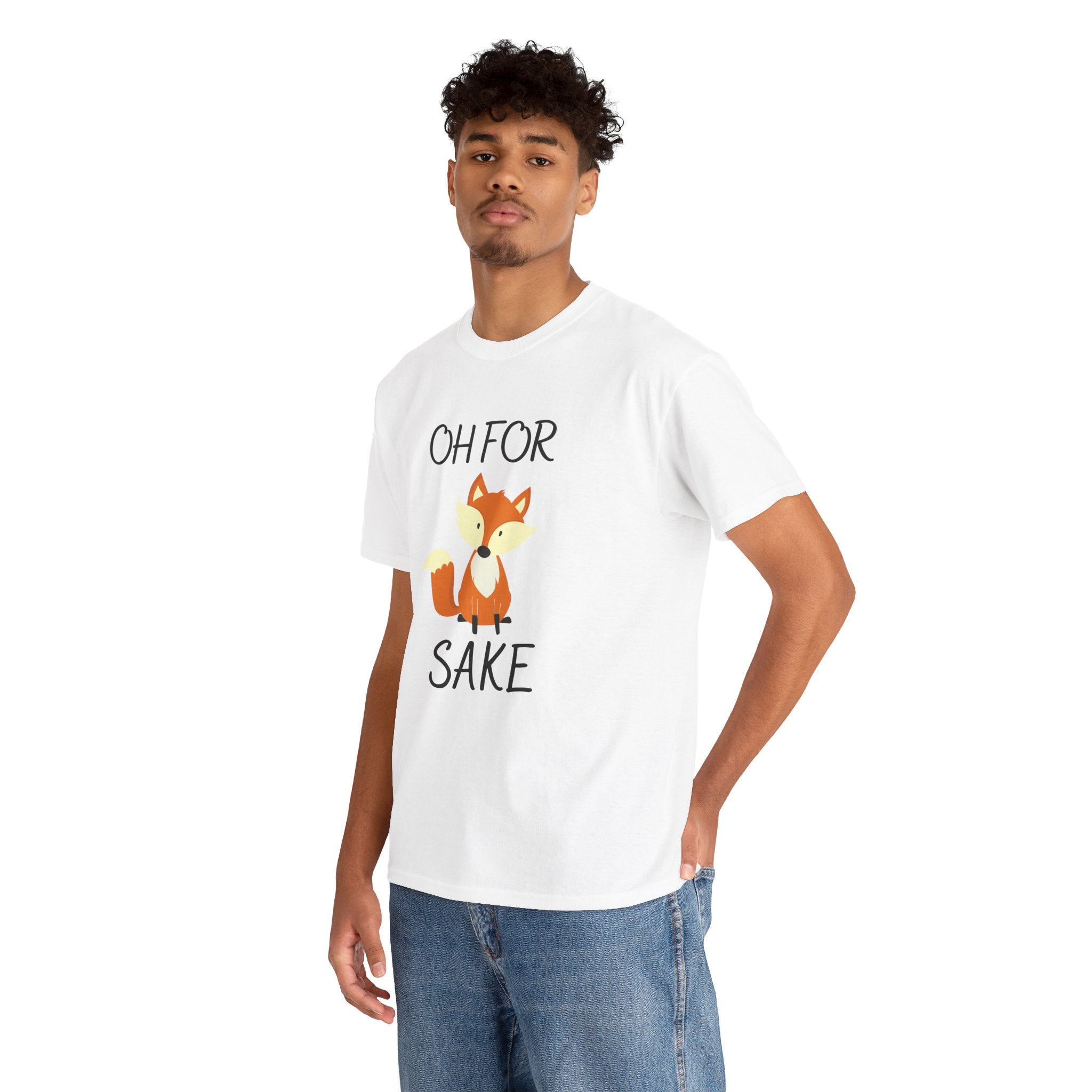 Oh For Fox Sake Funny Saying Unisex Mens Womens T-Shirt