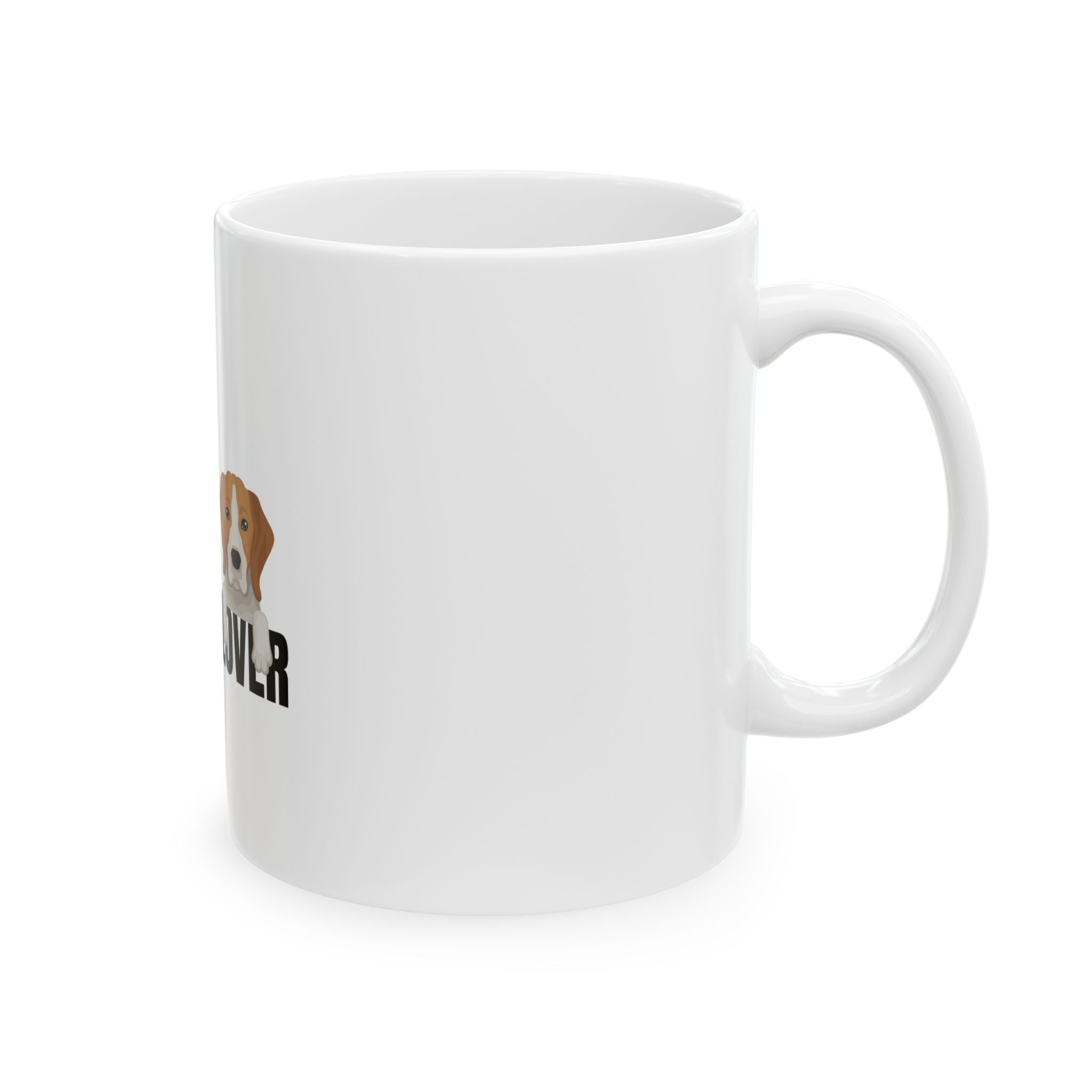 Big Beagle Lover Dog Graphic Novelty Ceramic Coffee Mug Gift