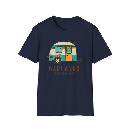 Badlands National Park Travel Camper Souvenir Outdoor Camping T-Shirt
