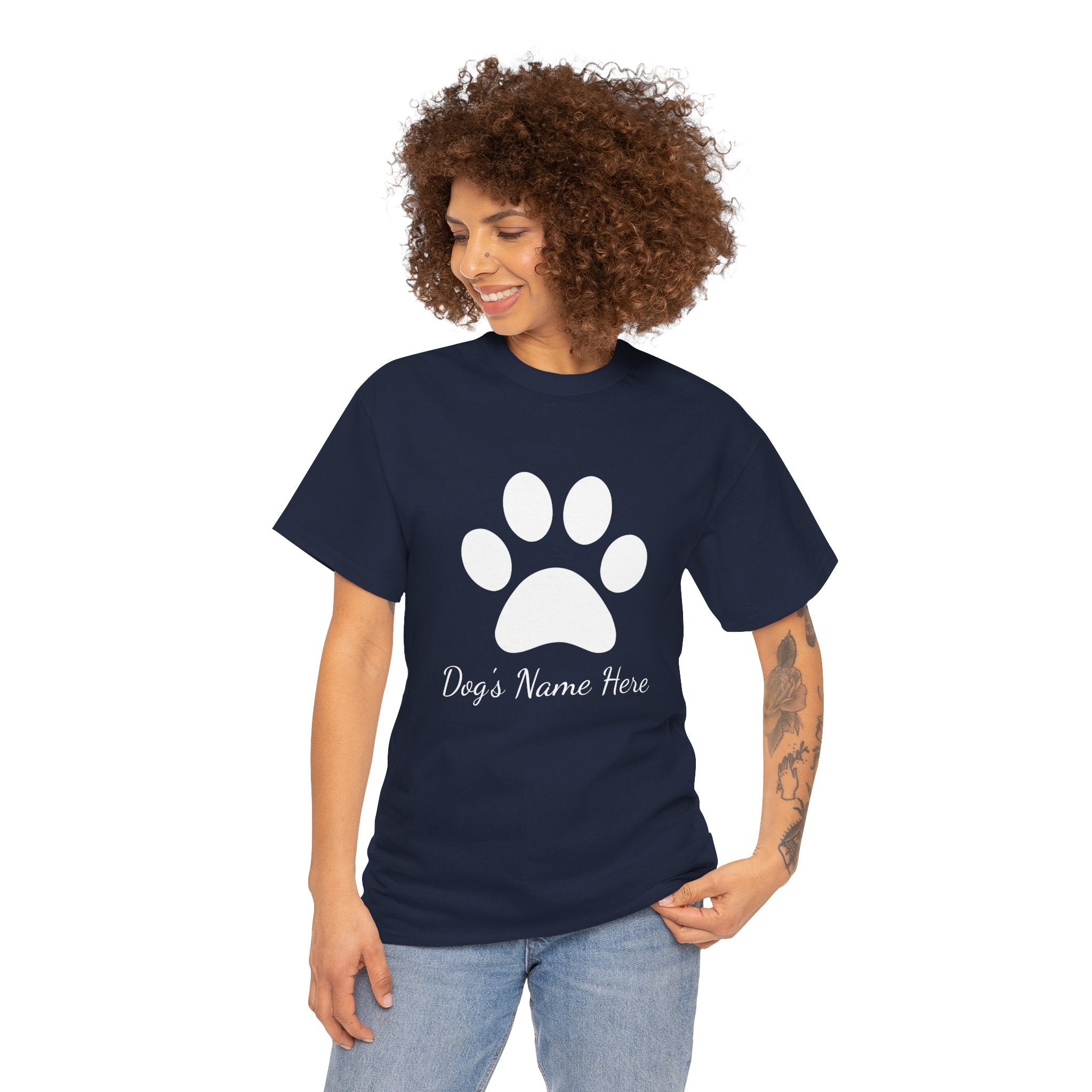 Copy of Custom Name Dog Lover Animal Paw Mens Womens Gift Shirt