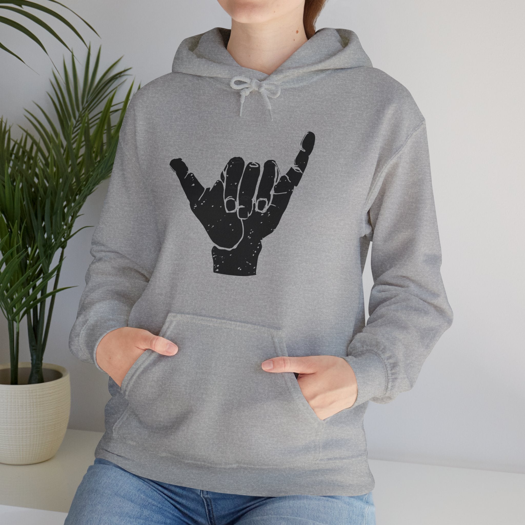 Shaka Hand Summer Surf Unisex Hoodie