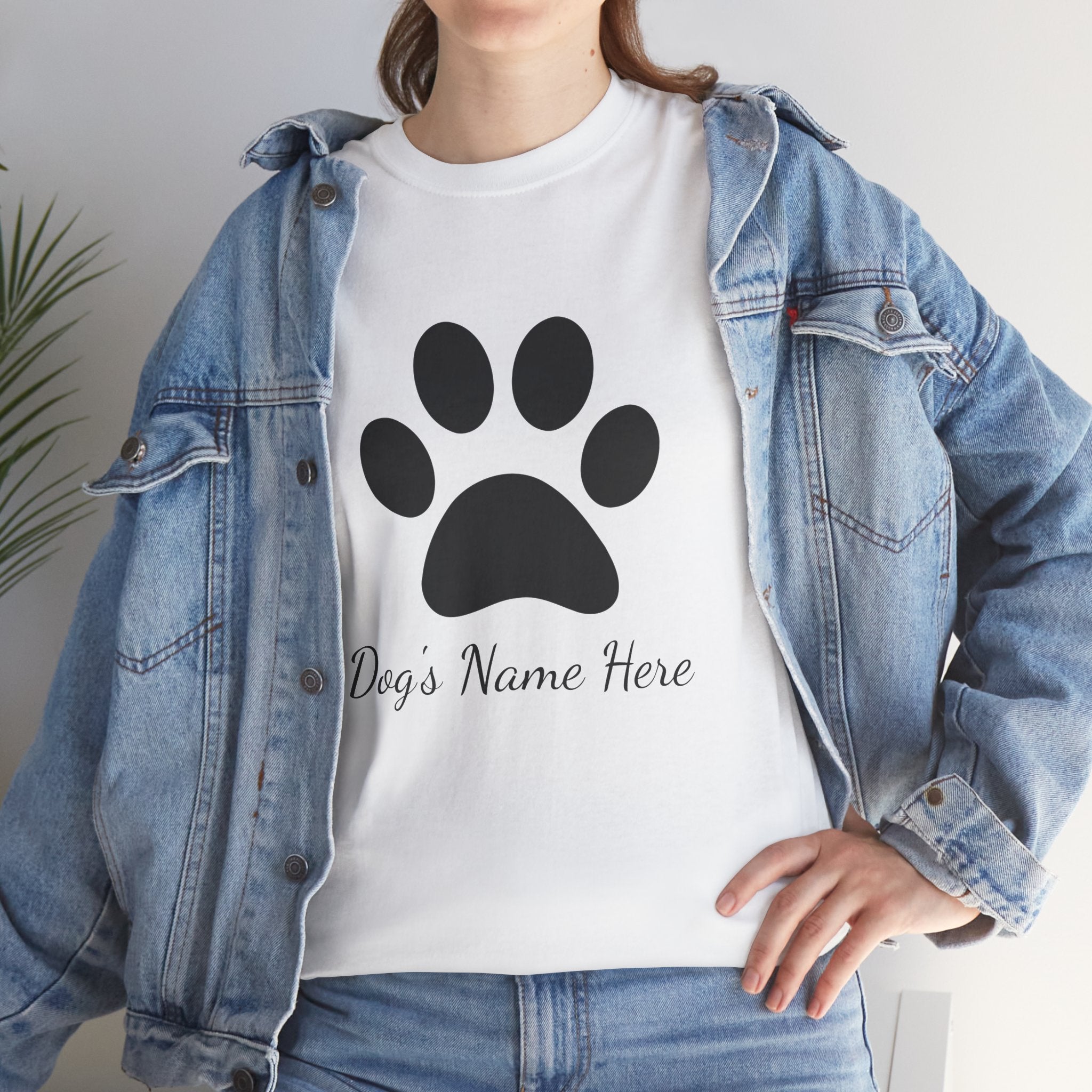 Copy of Custom Name Dog Lover Animal Paw Mens Womens Gift Shirt