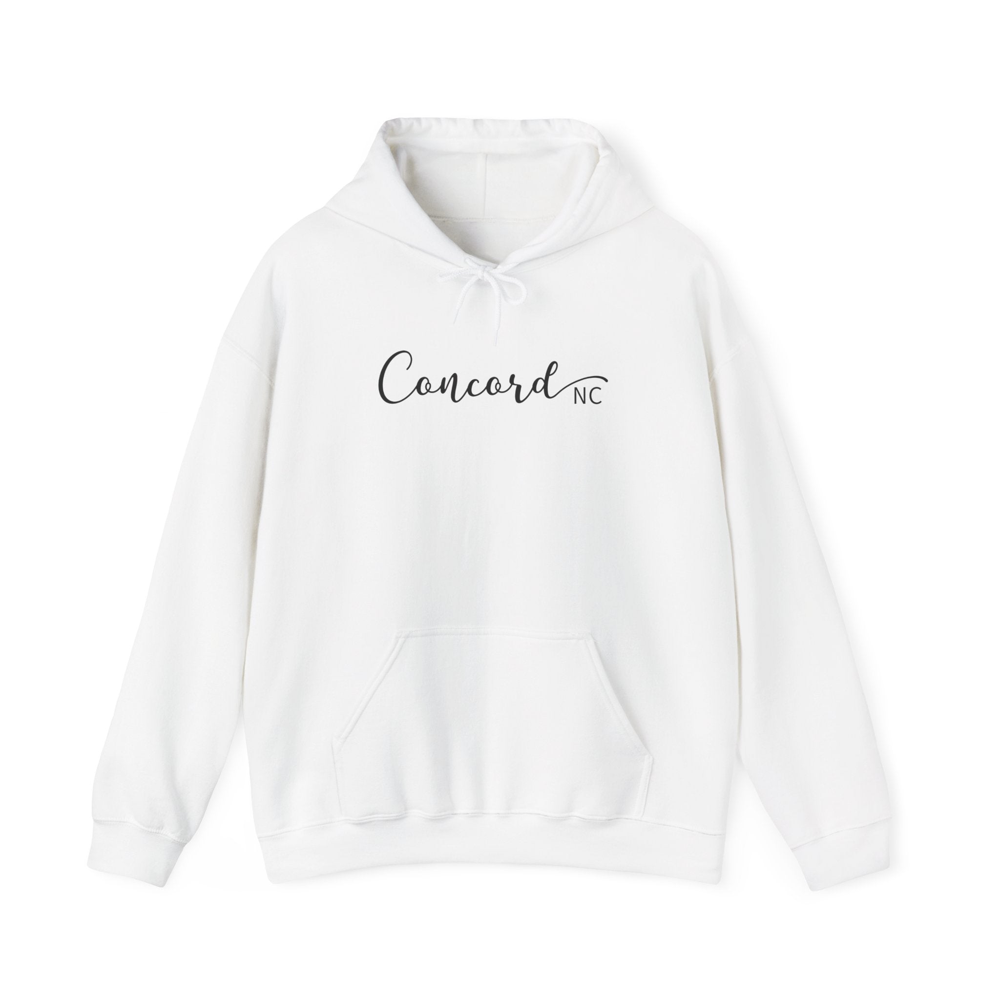 Concord North Carolina NC State Cursive Hoodie