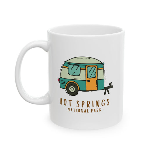 Hot Springs National Park Travel Souvenir Ceramic Outdoor Camping Coffee Mug