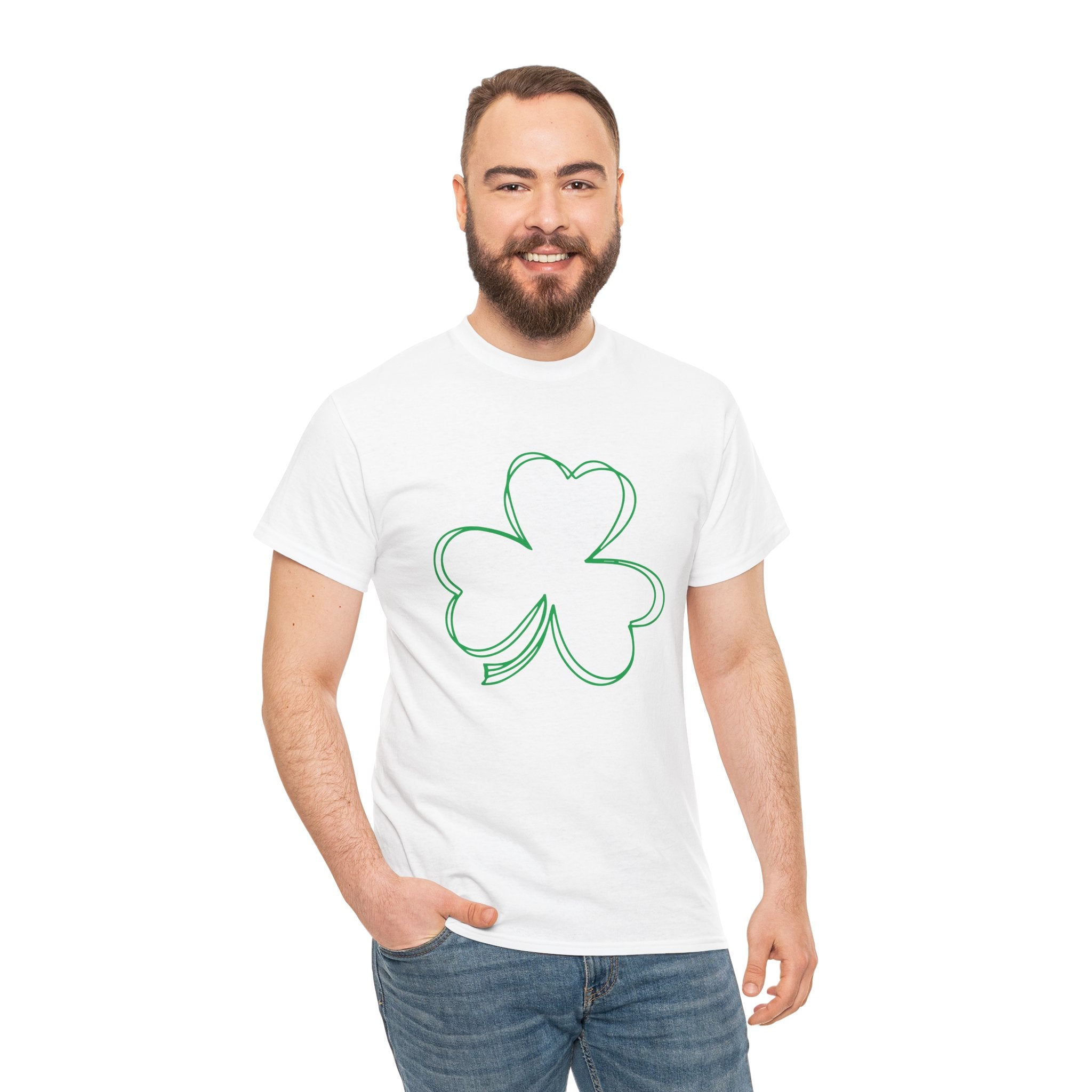 Four Leaf Clover ST. Lucky Patrick's Day Graphic Novelty Tee