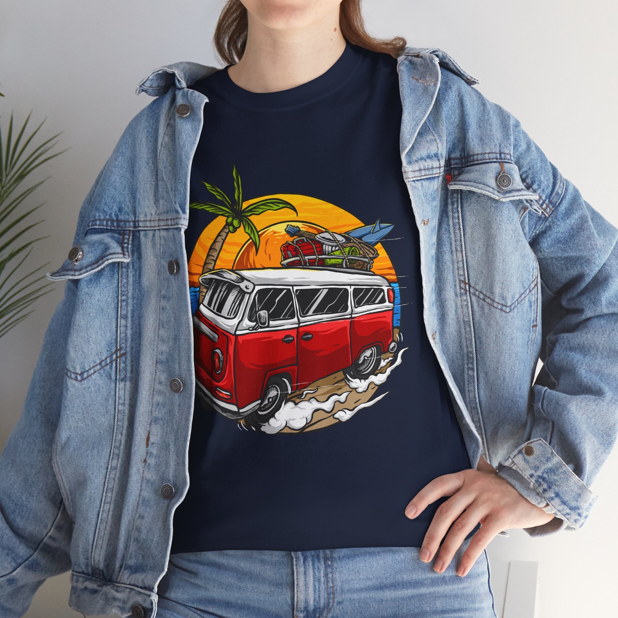 VW Bus Classic Beach Retro Surf Unisex T-Shirt