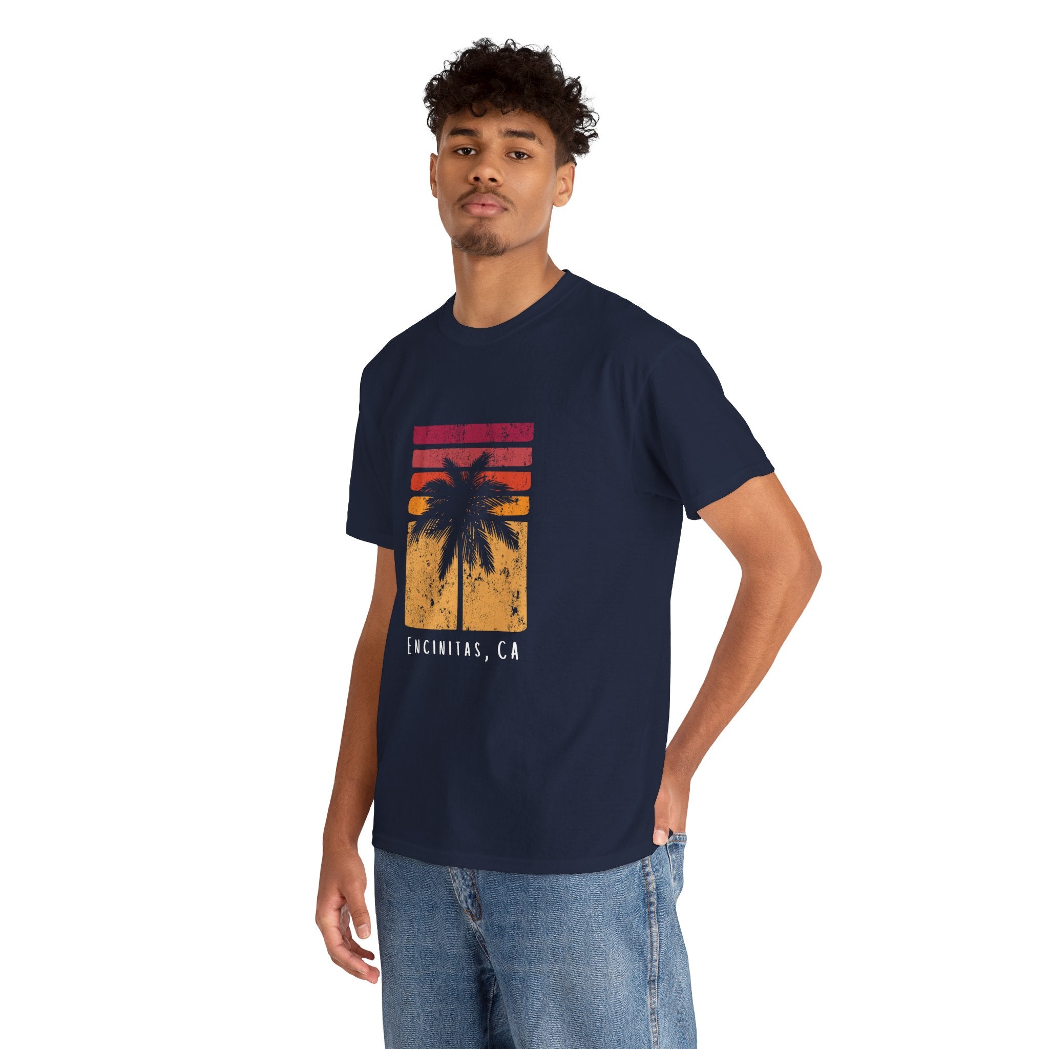 Encinitas California San Diego Souvenir Travel Unisex Vintage Distressed T-Shirt