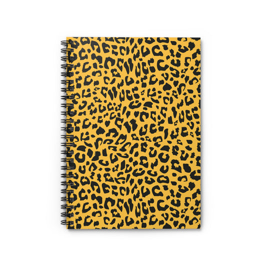 Cute Leopard Style Retro Spiral Journal Notebook