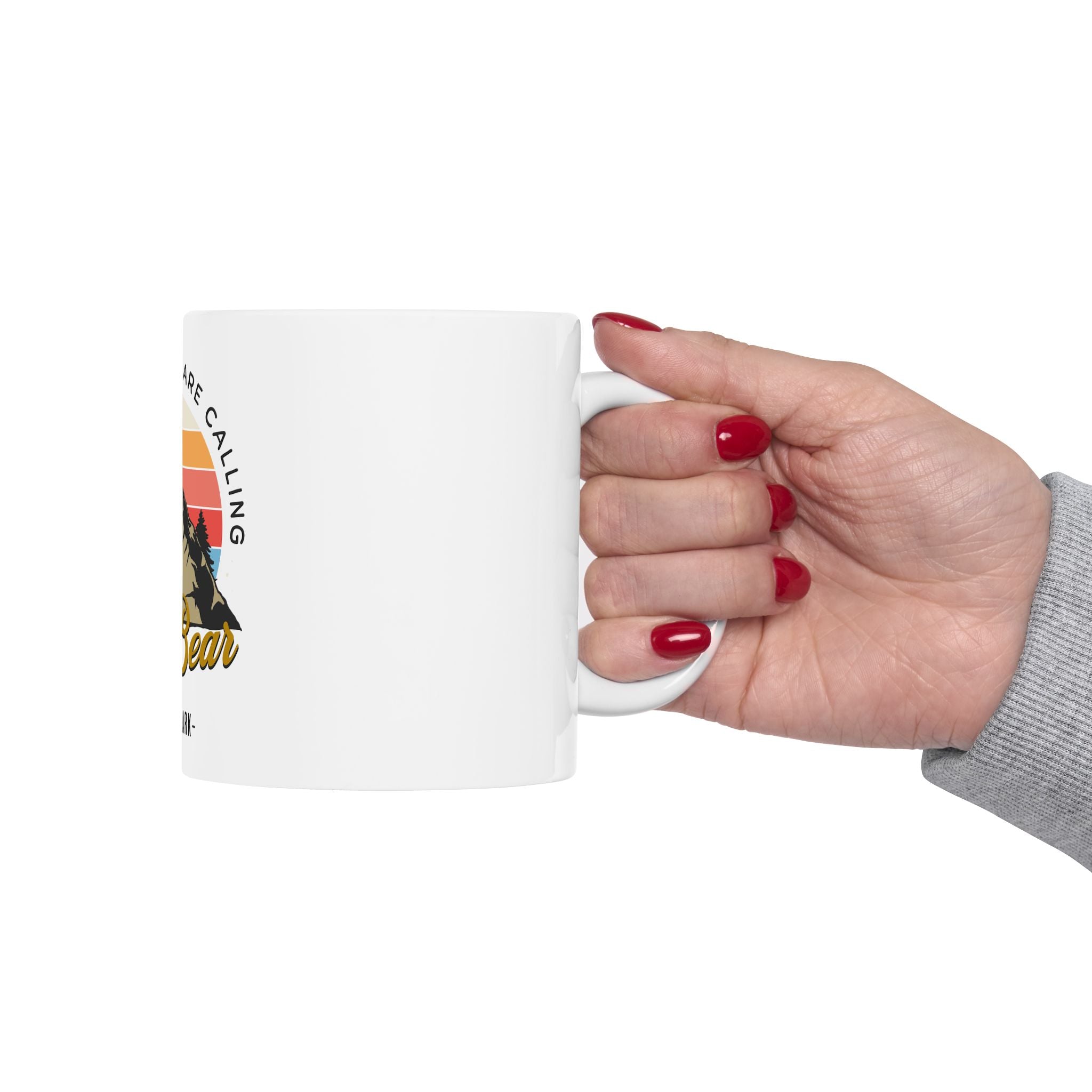 Big Bear California Graphic Novelty Ceramic Coffee Mug