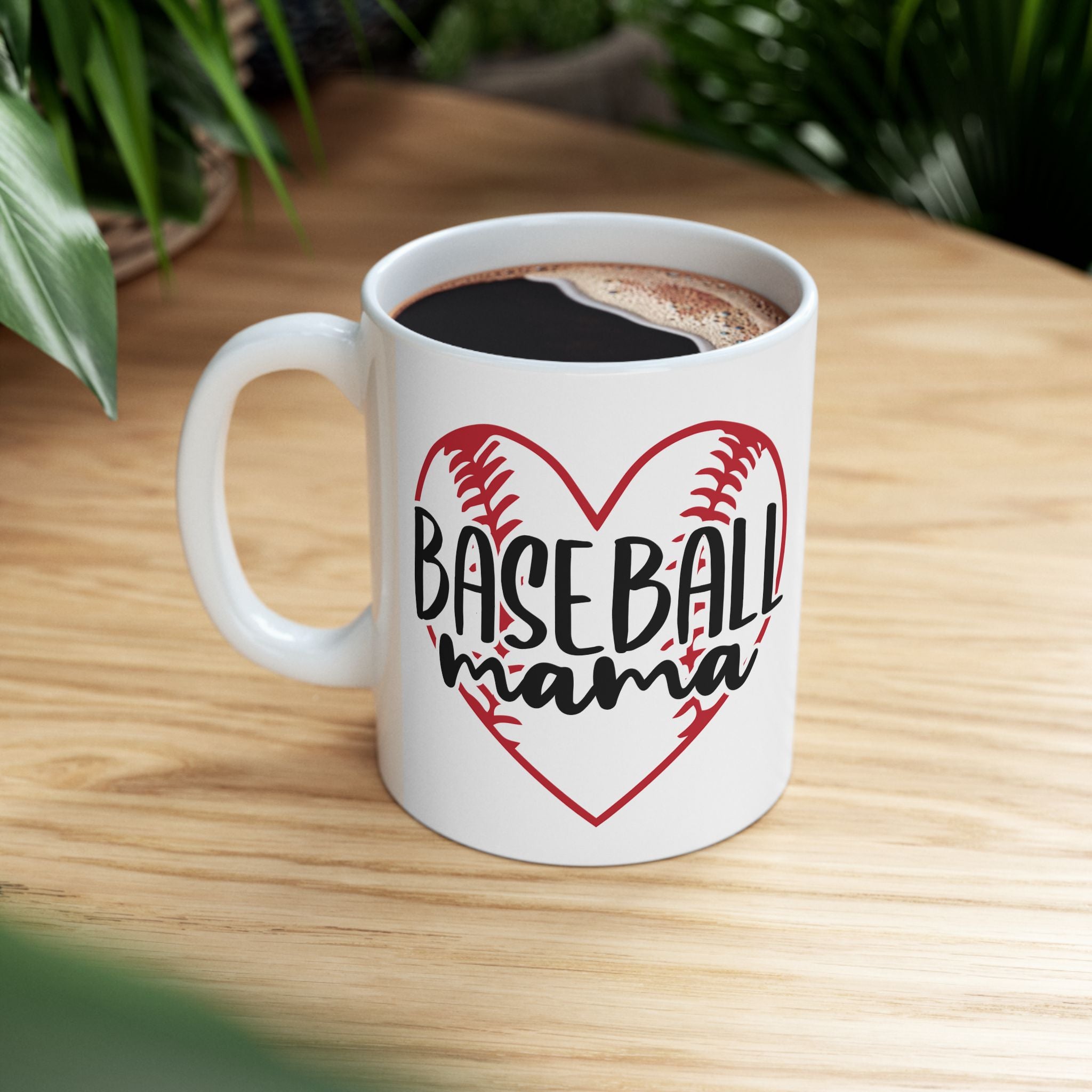 Baseball Mama Mom Sport Ceramic Coffee Mug