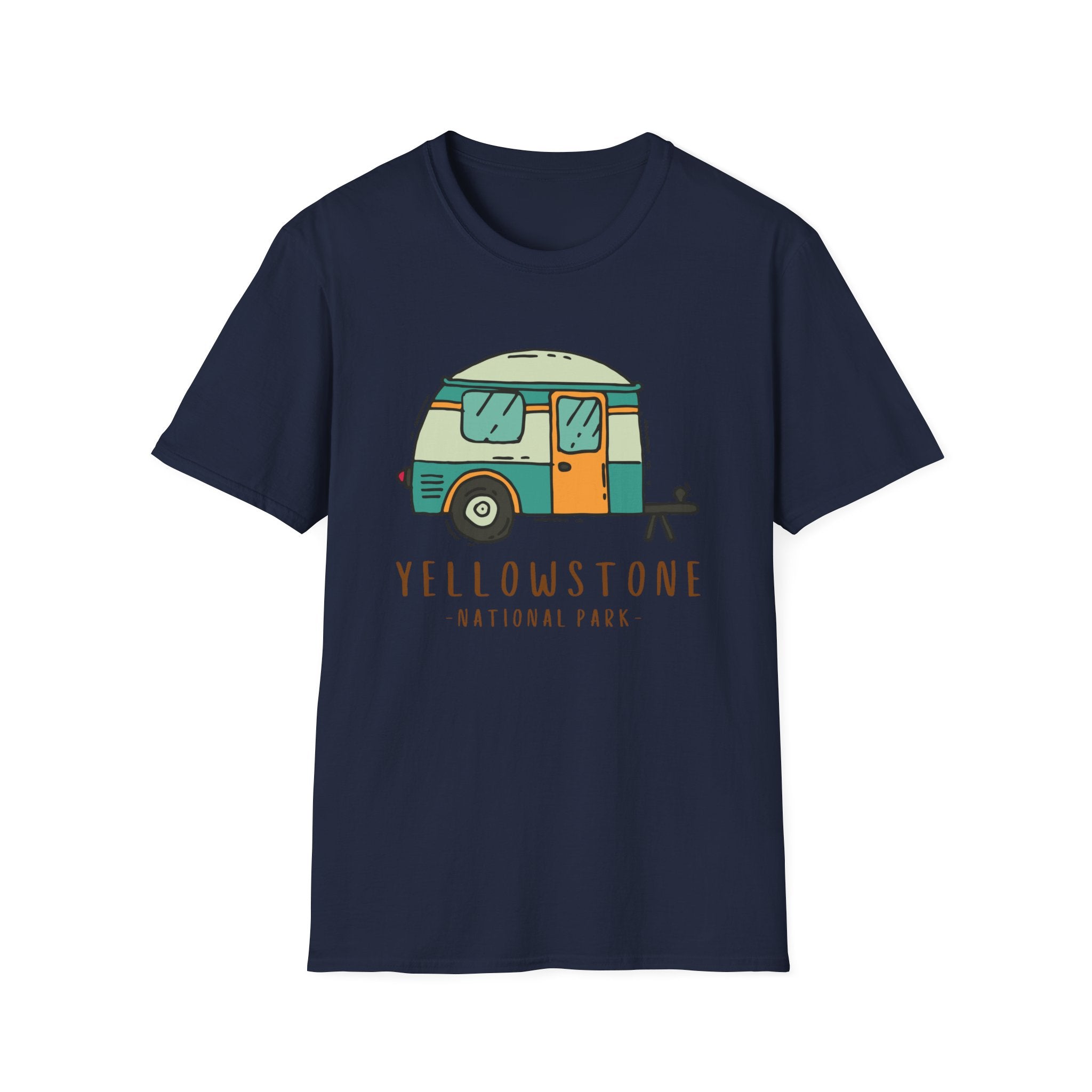 Yellowstone National Park Travel Camper Souvenir Outdoor Camping T-Shirt