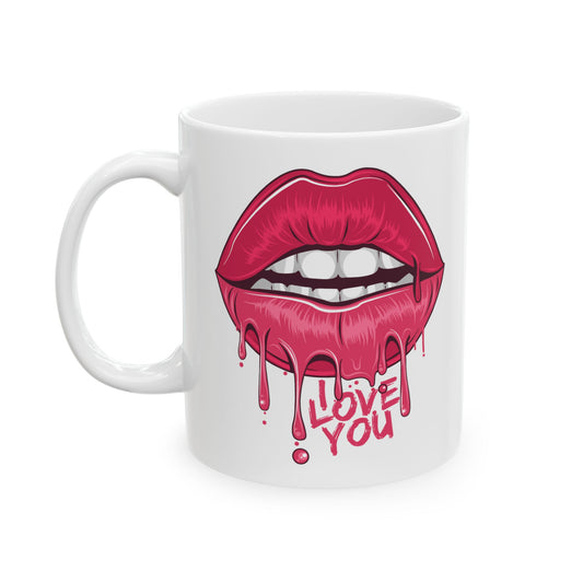 Cute I Love You Lips Coffee Ceramic Mug