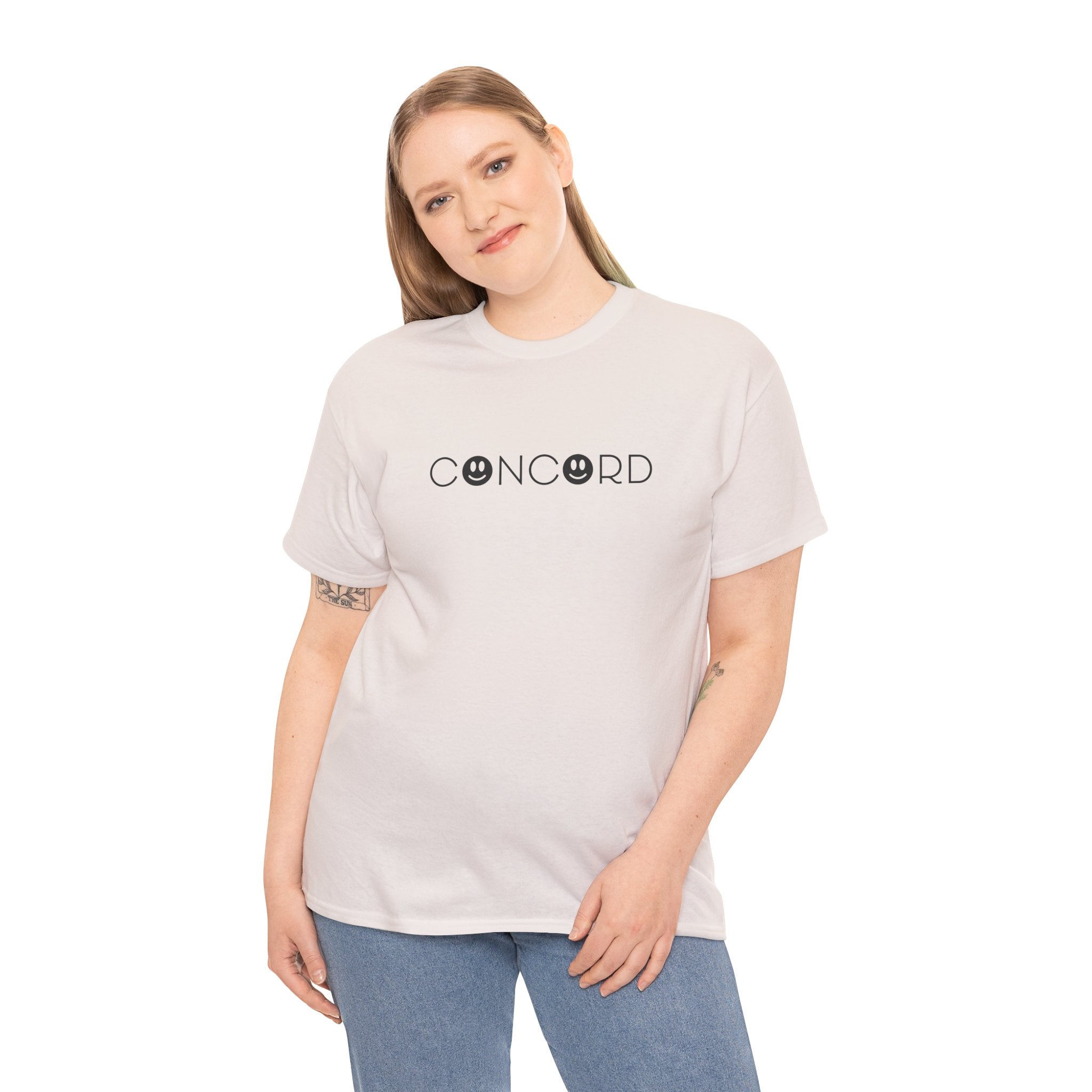 Concord North Carolina NC Smiley Face Unisex T-Shirt