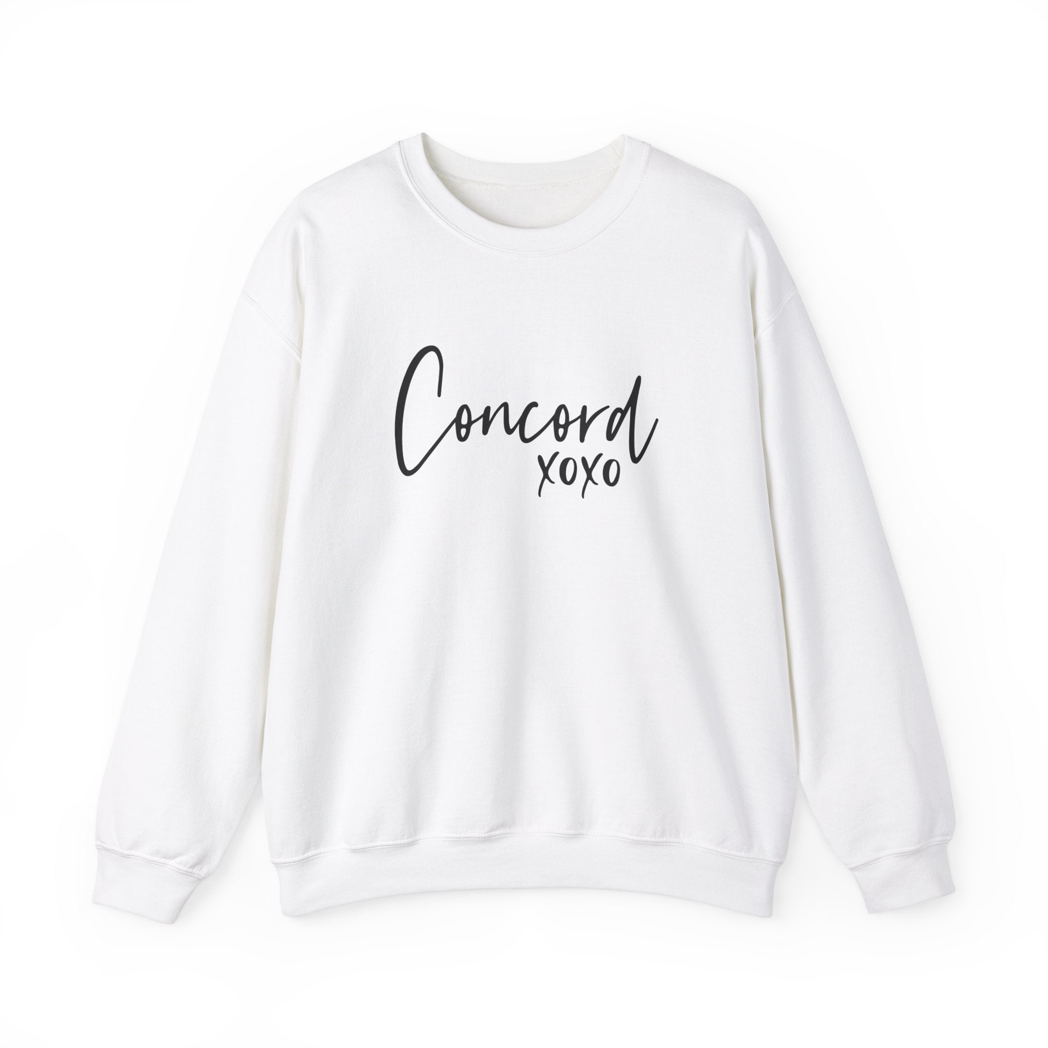 Concord North Carolina NC State Cursive Crewneck Sweatshirt