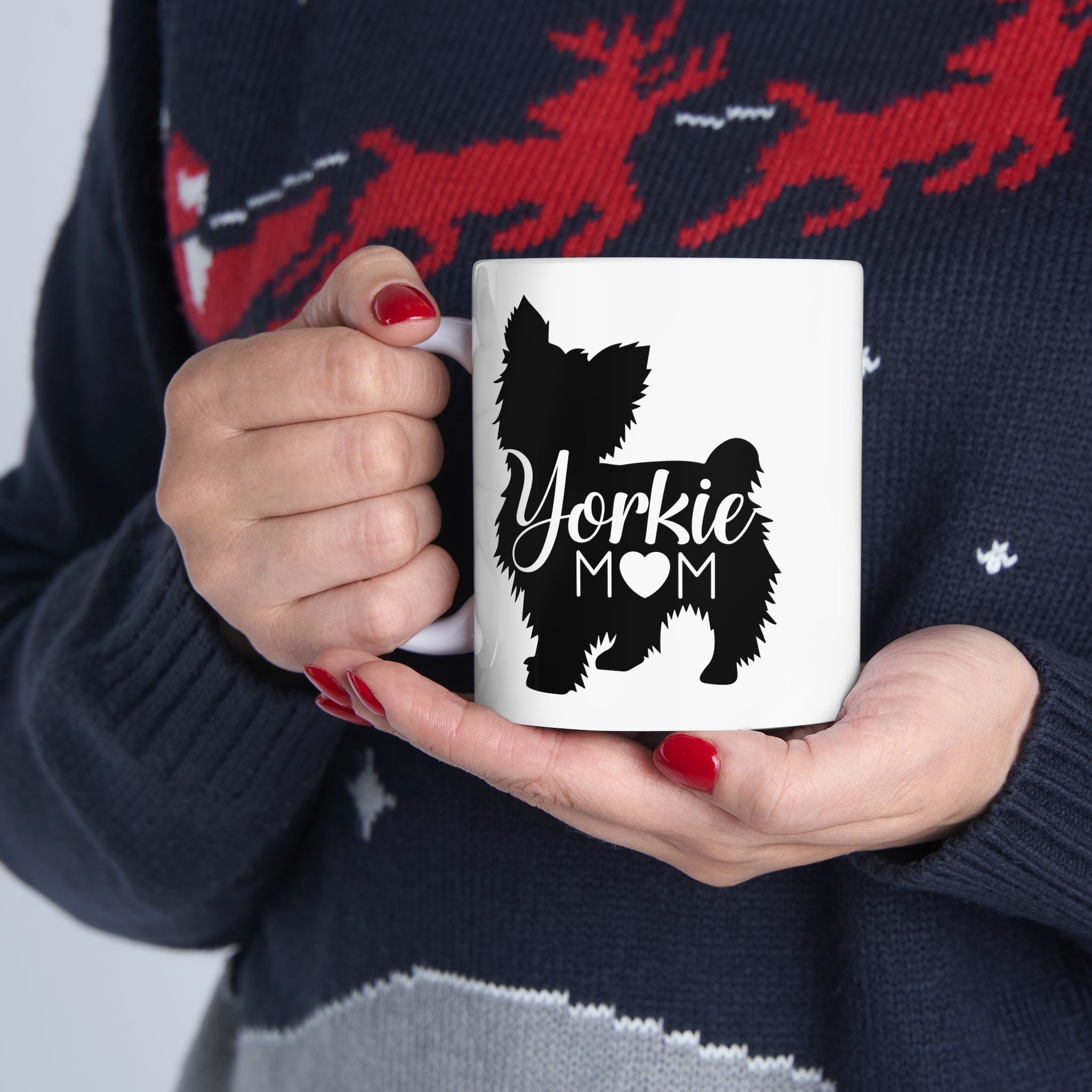 Yorkie Dog Mom Cute Yorkshire Ceramic Coffee Mug