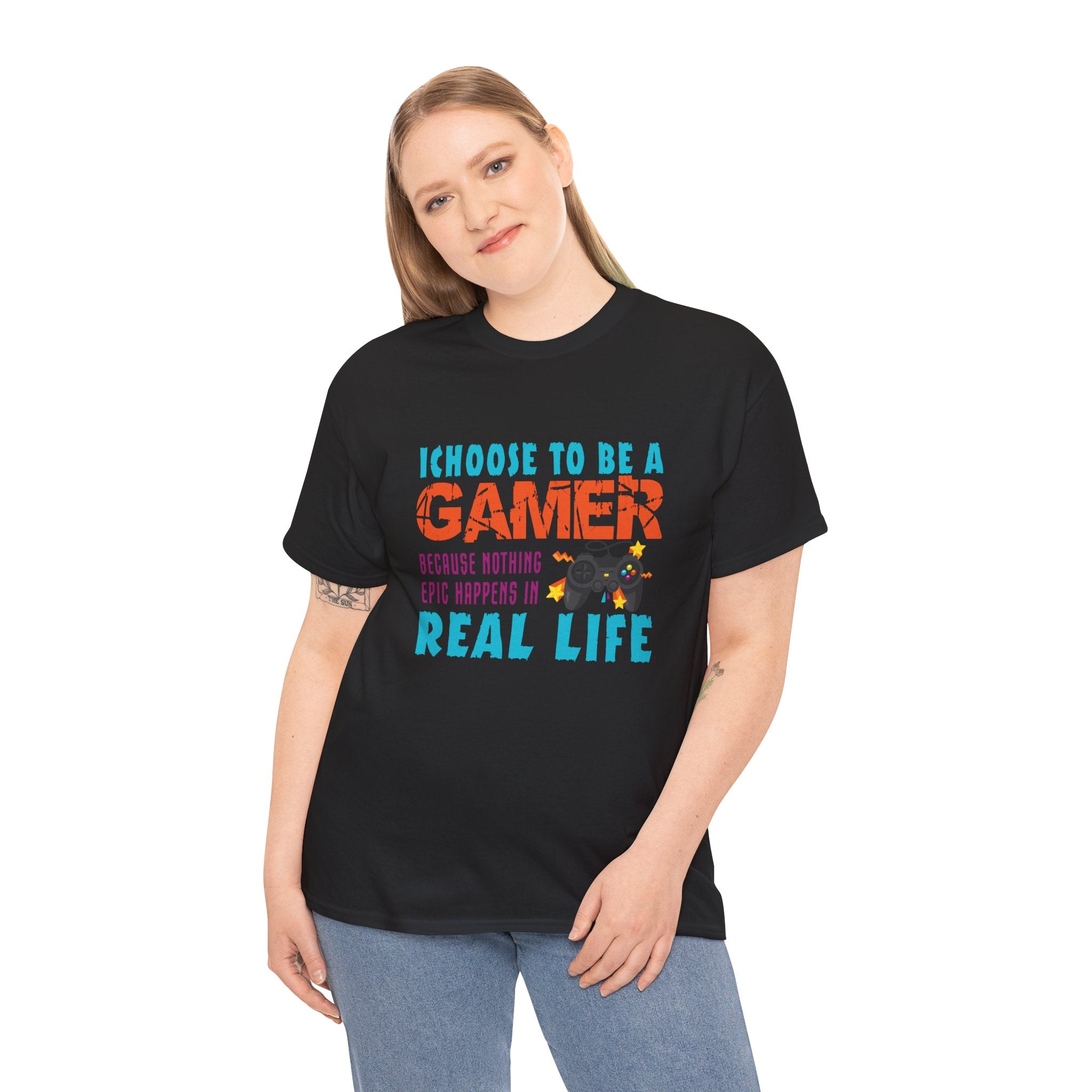 Funny Gaming Unisex Graphic Novelty T-Shirt