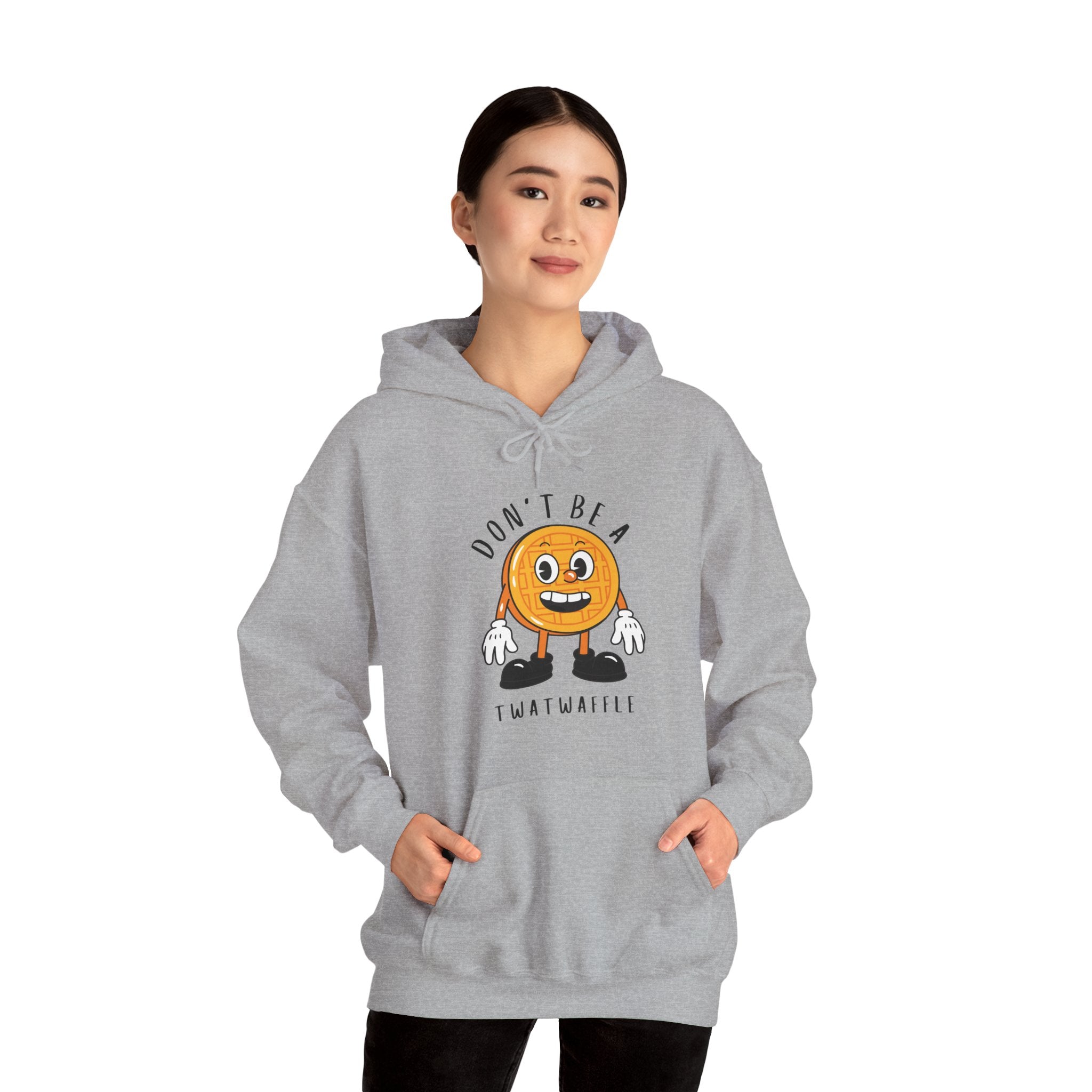 Funny Don't Be A Twatwaffle Waffle Unisex Graphic Novelty Hoodie