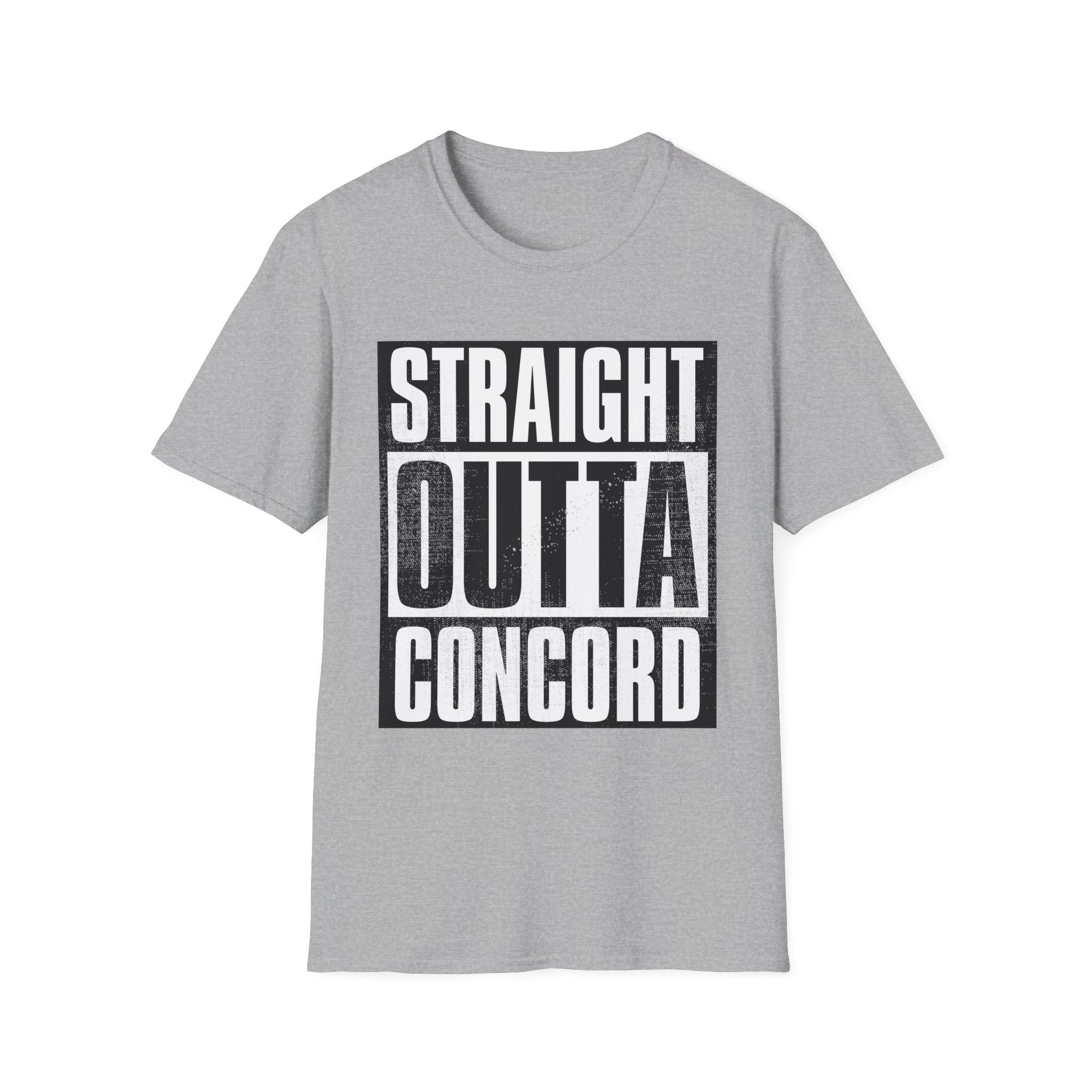 Straight Outta Concord North Carolina Mens Womens Souvenir T-Shirt