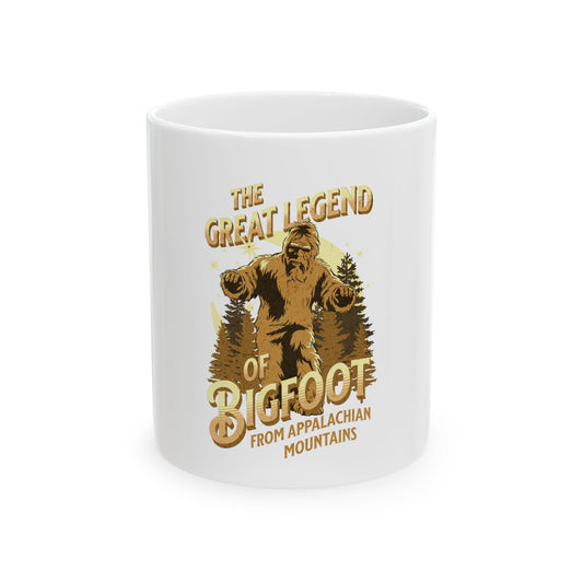 Bigfoot Humor Gift Graphic Novelty Ceramic Coffee Mug