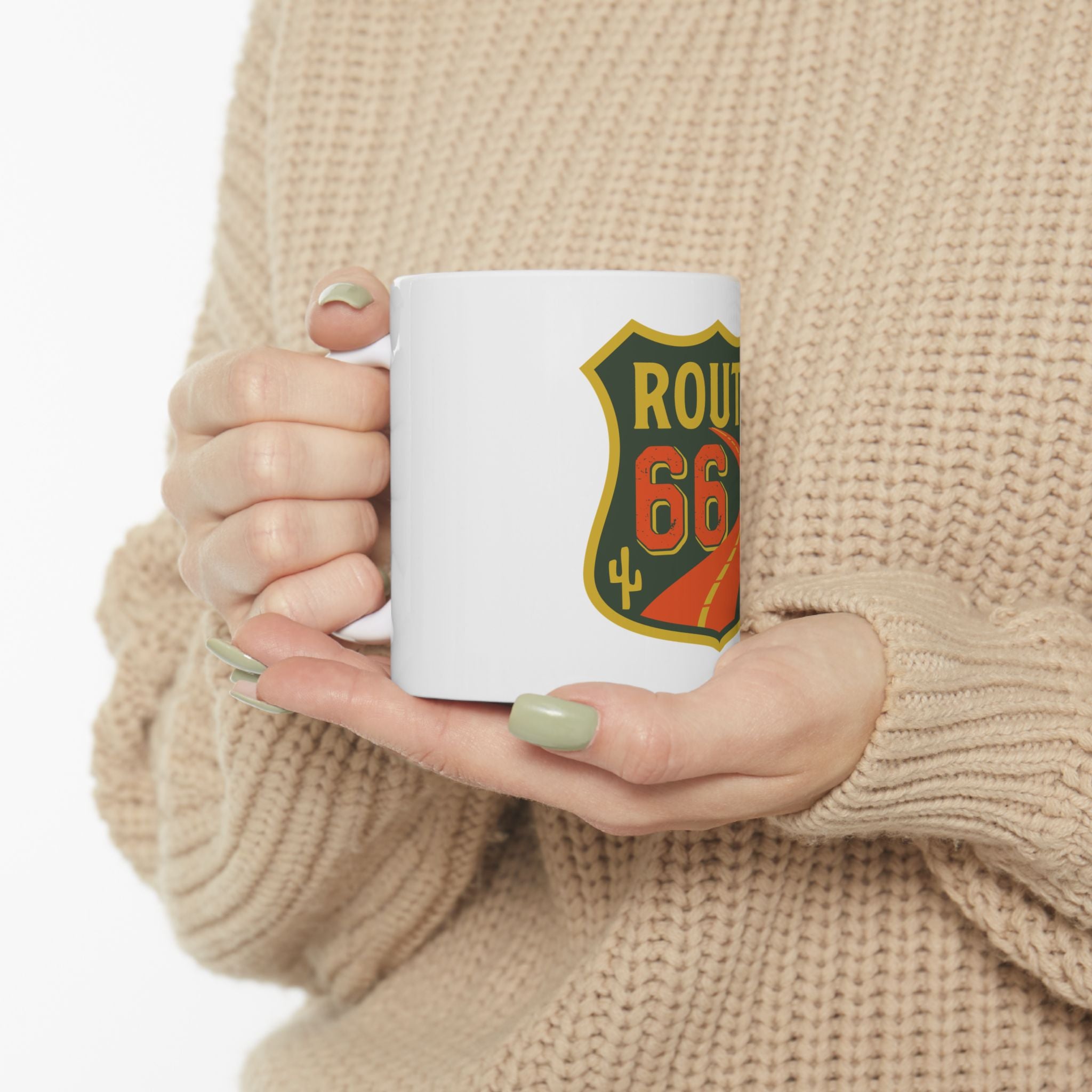 Copy of Route 66 Highway Retro Graphic Novelty Ceramic Coffee Mug