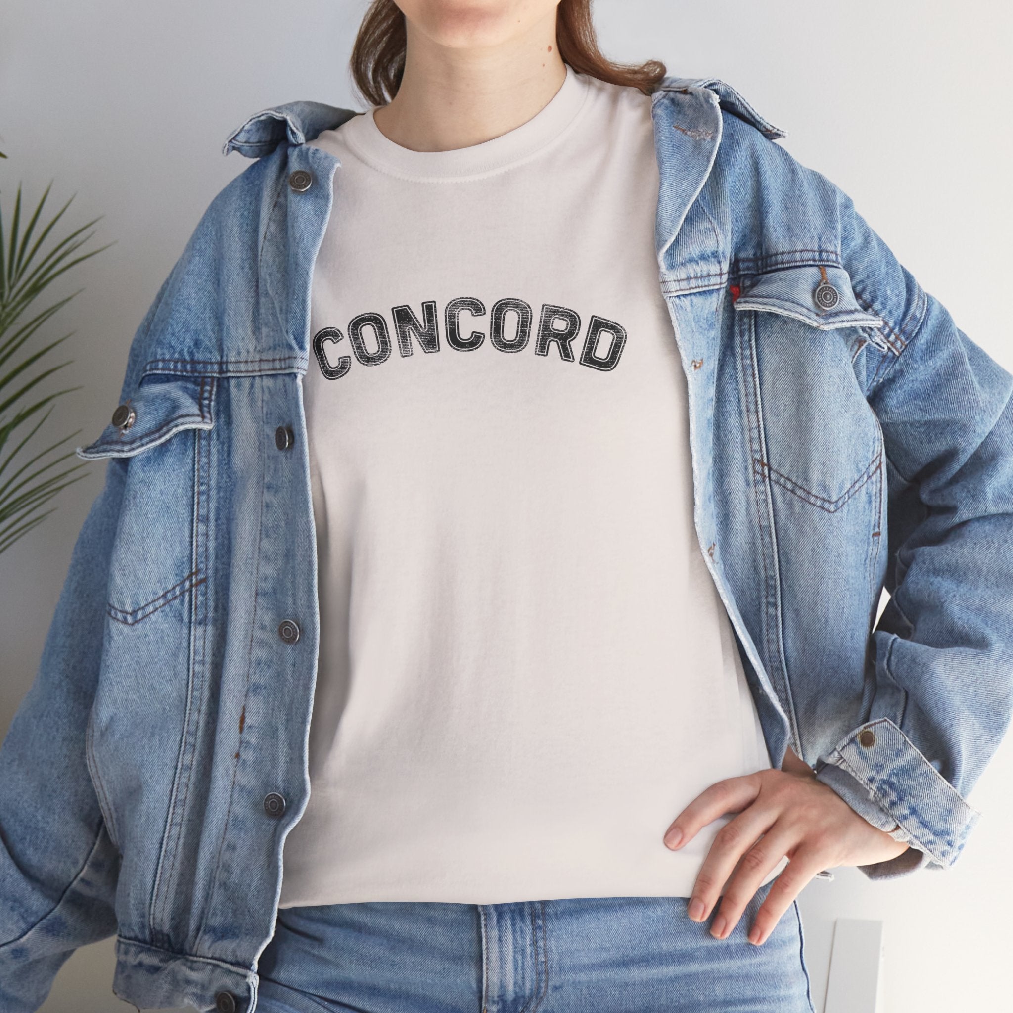 Concord North Carolina NC Curved Unisex T-Shirt