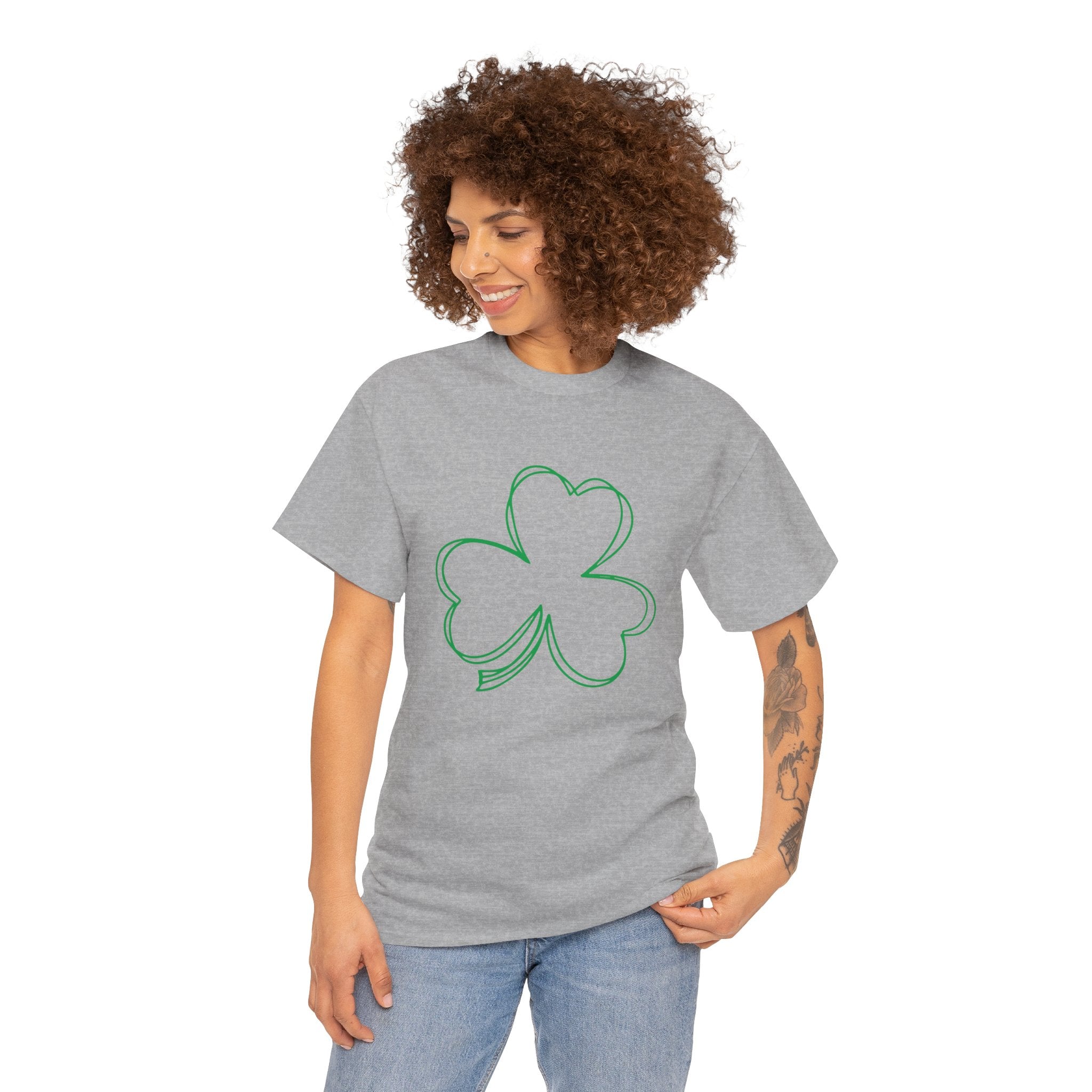 Four Leaf Clover ST. Lucky Patrick's Day Graphic Novelty Tee