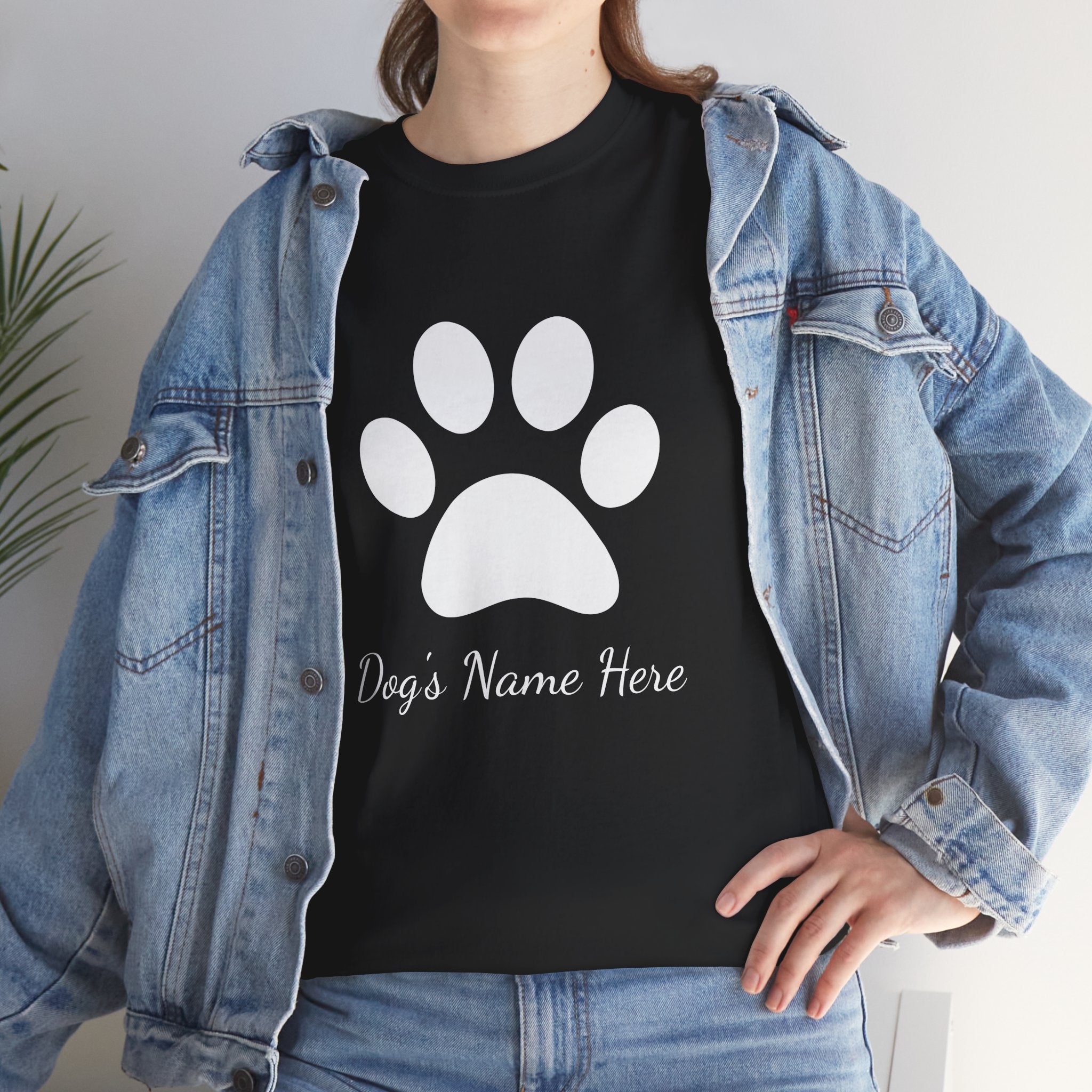 Copy of Custom Name Dog Lover Animal Paw Mens Womens Gift Shirt