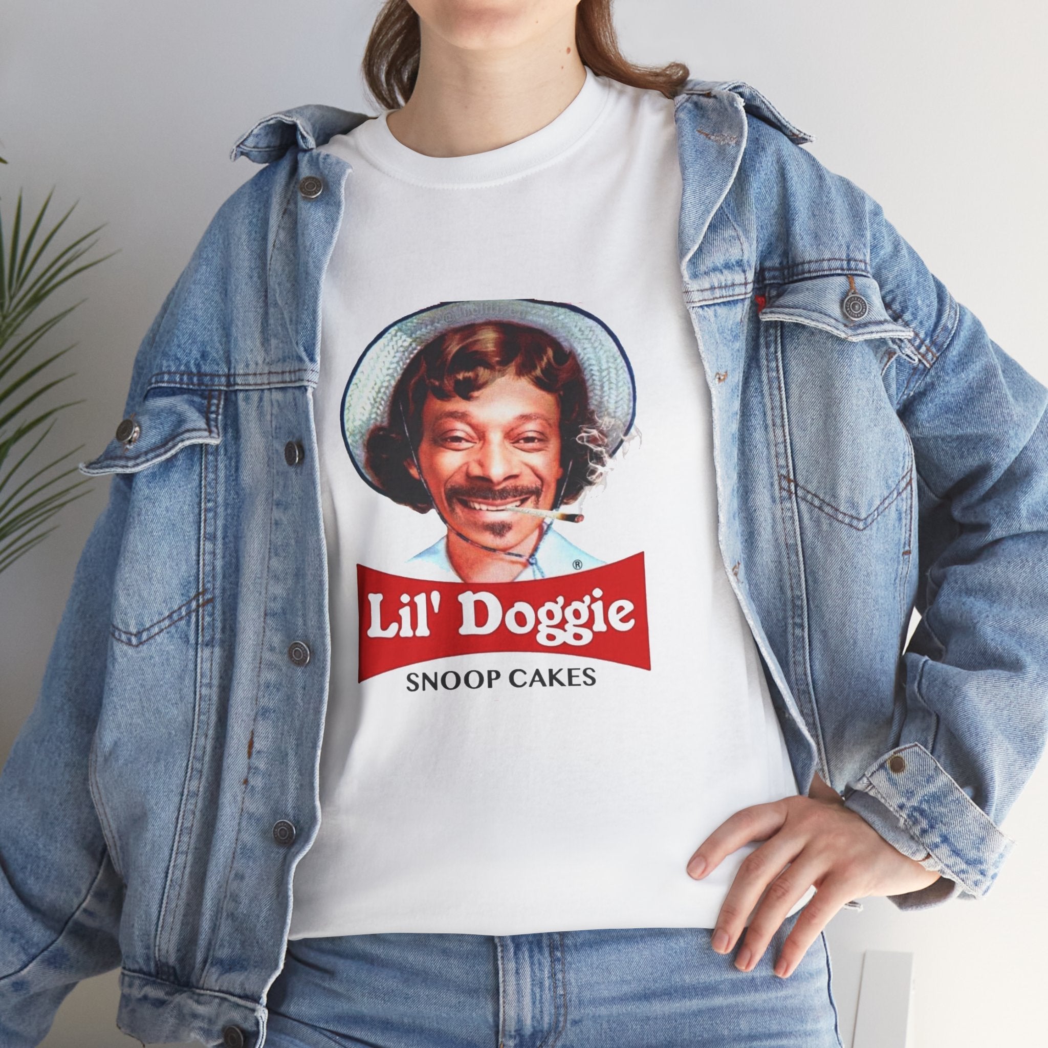 Lil Doggie Snoop Cakes Lille Debbie Snack Treat Funny Mens Womens Shirt