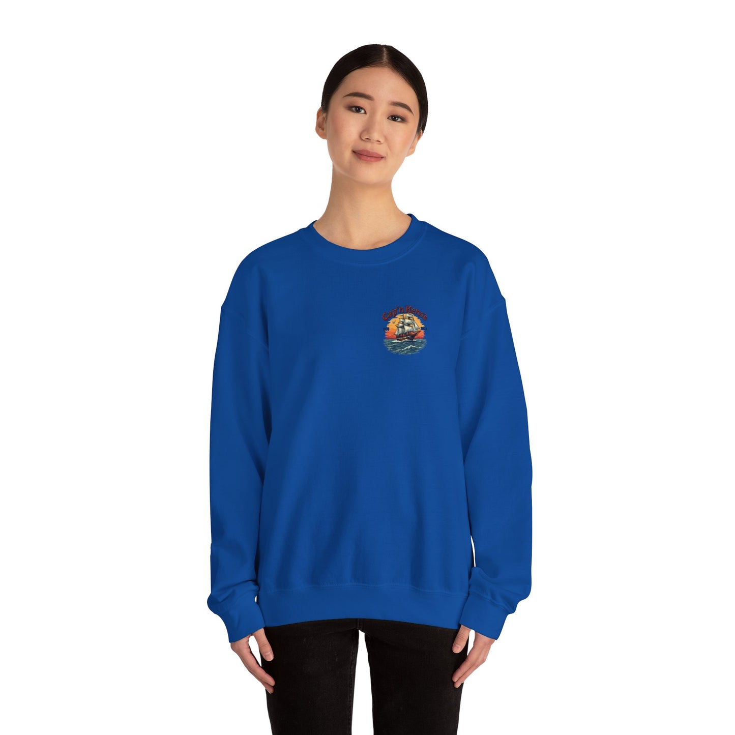 Cap'n Kenos Encinitas California Tribute Sailor Graphic Unisex Sweatshirt