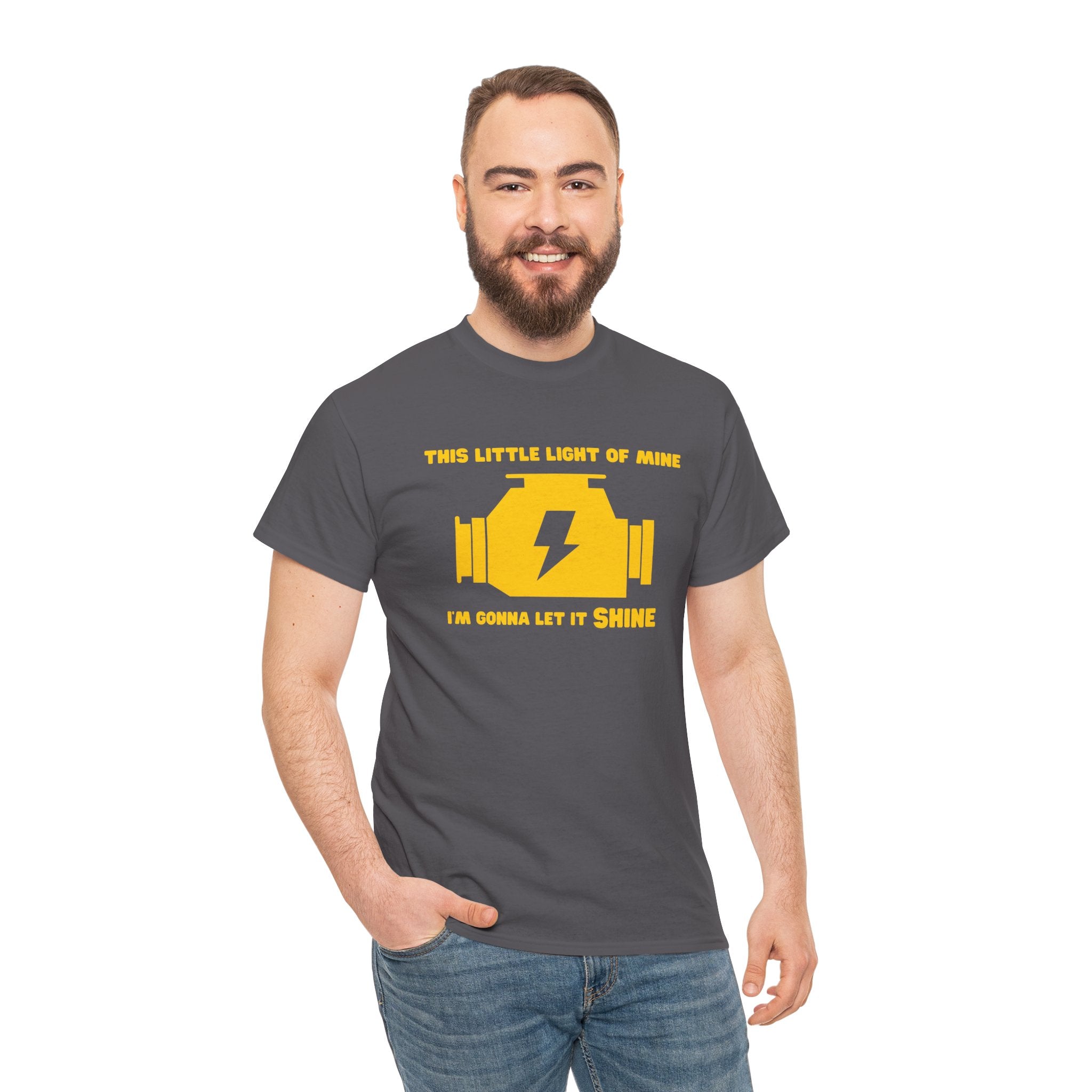 Funny Mechanic Engine Light JDM Graphic Novelty Gift Unisex T-Shirt