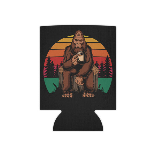 Funny Bigfoot Sasquatch Outdoor Hiking Beer Soda Can Cooler Koozie