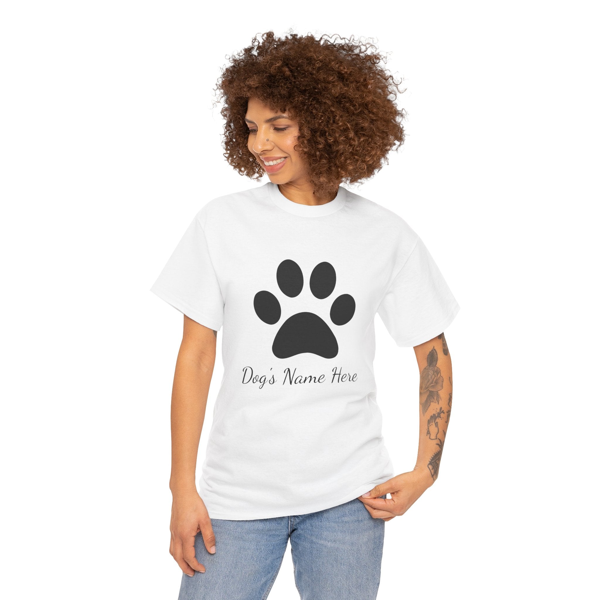 Copy of Custom Name Dog Lover Animal Paw Mens Womens Gift Shirt