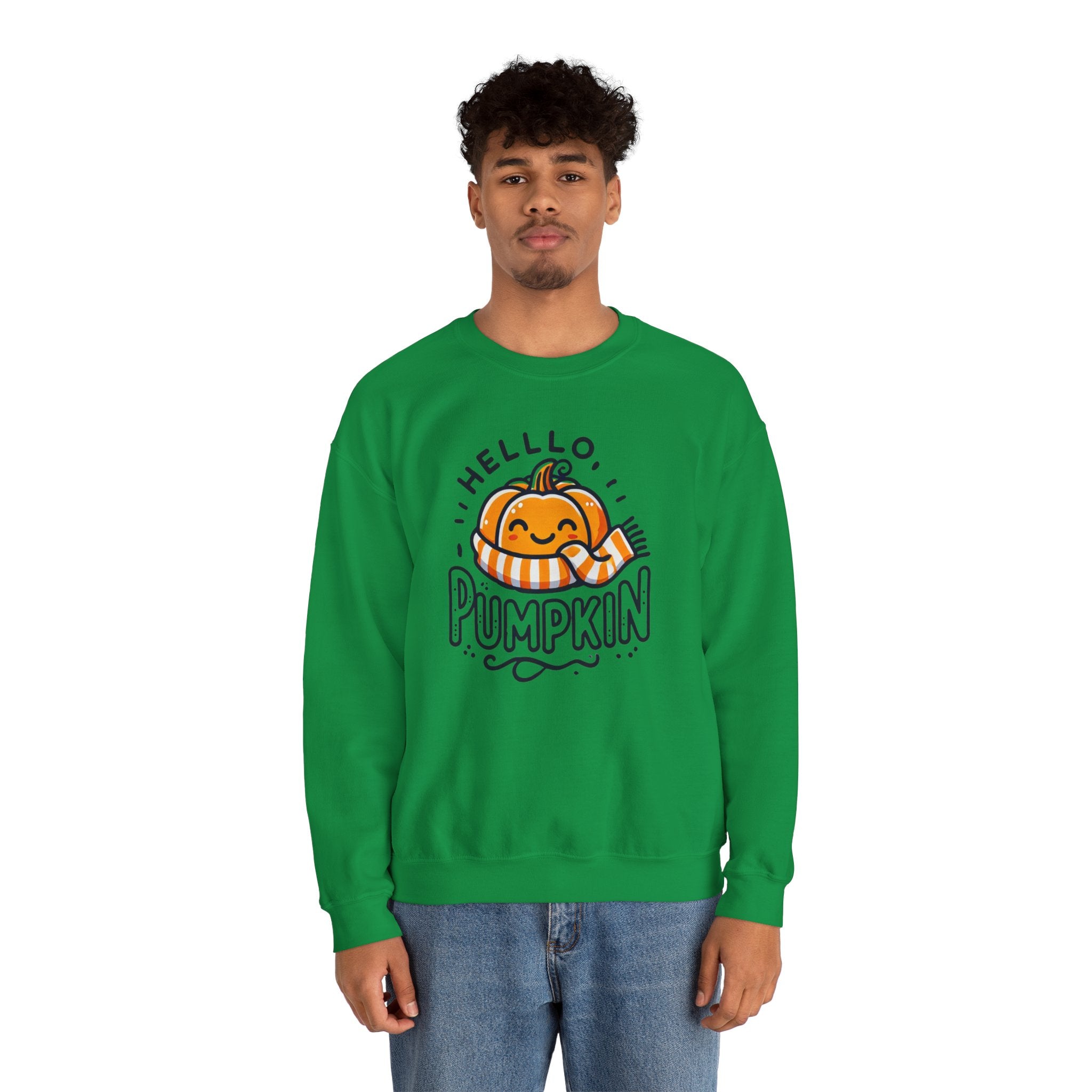 Hello, Pumpkin Smiling Pumpkin Sweatshirt