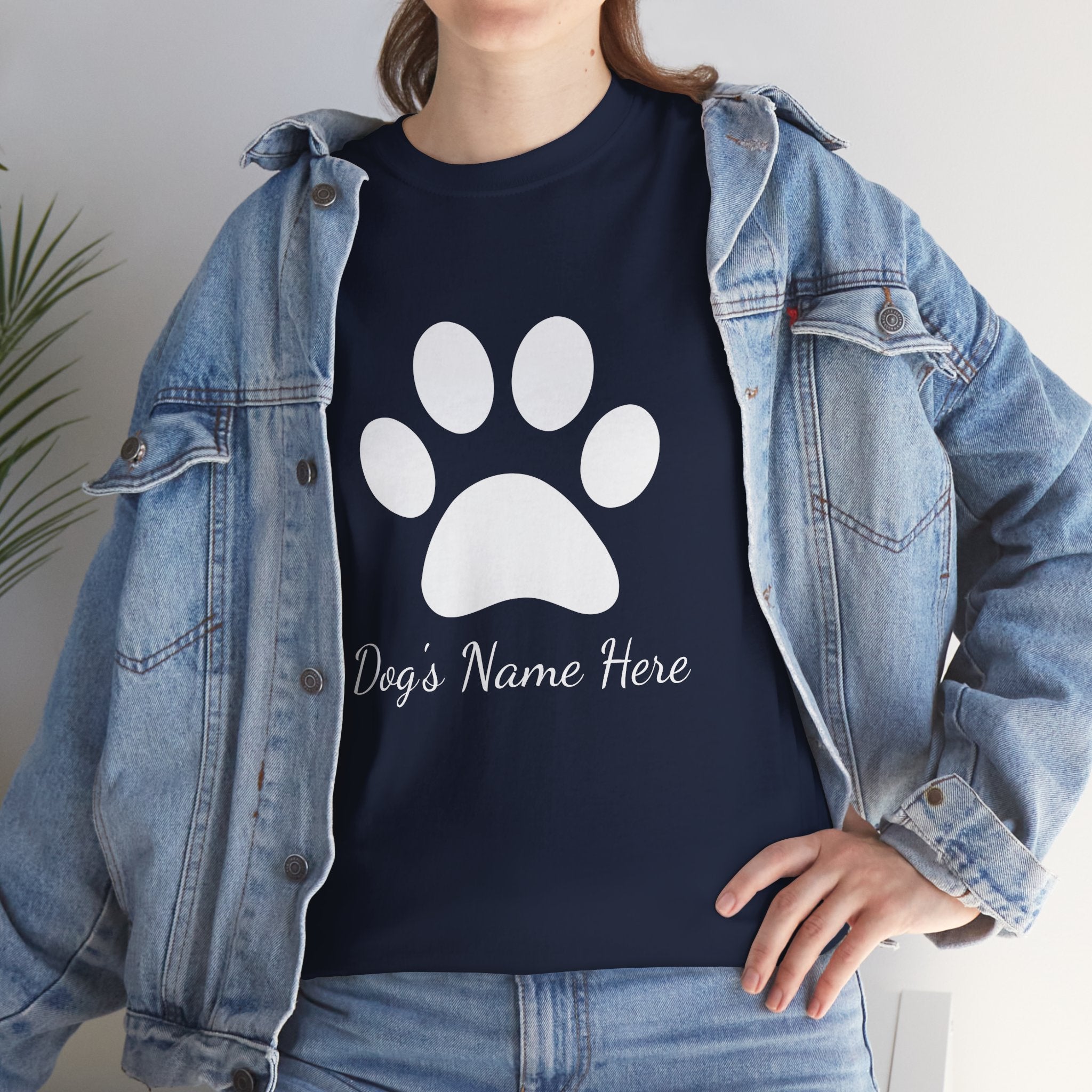 Copy of Custom Name Dog Lover Animal Paw Mens Womens Gift Shirt