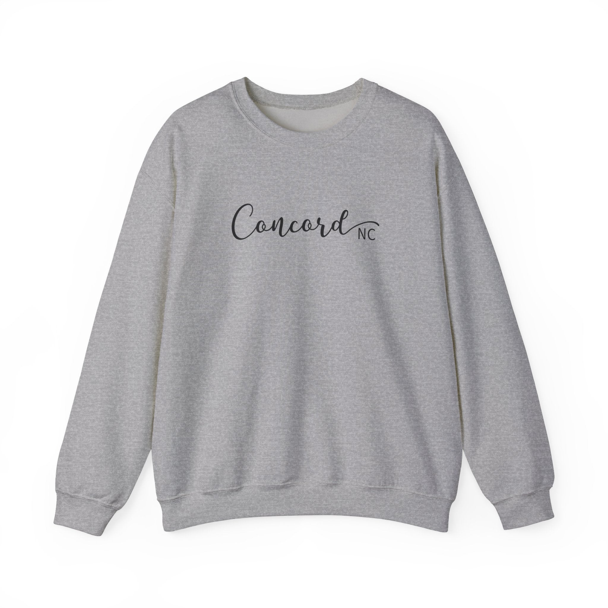 Concord North Carolina NC State Cursive Crewneck Sweatshirt