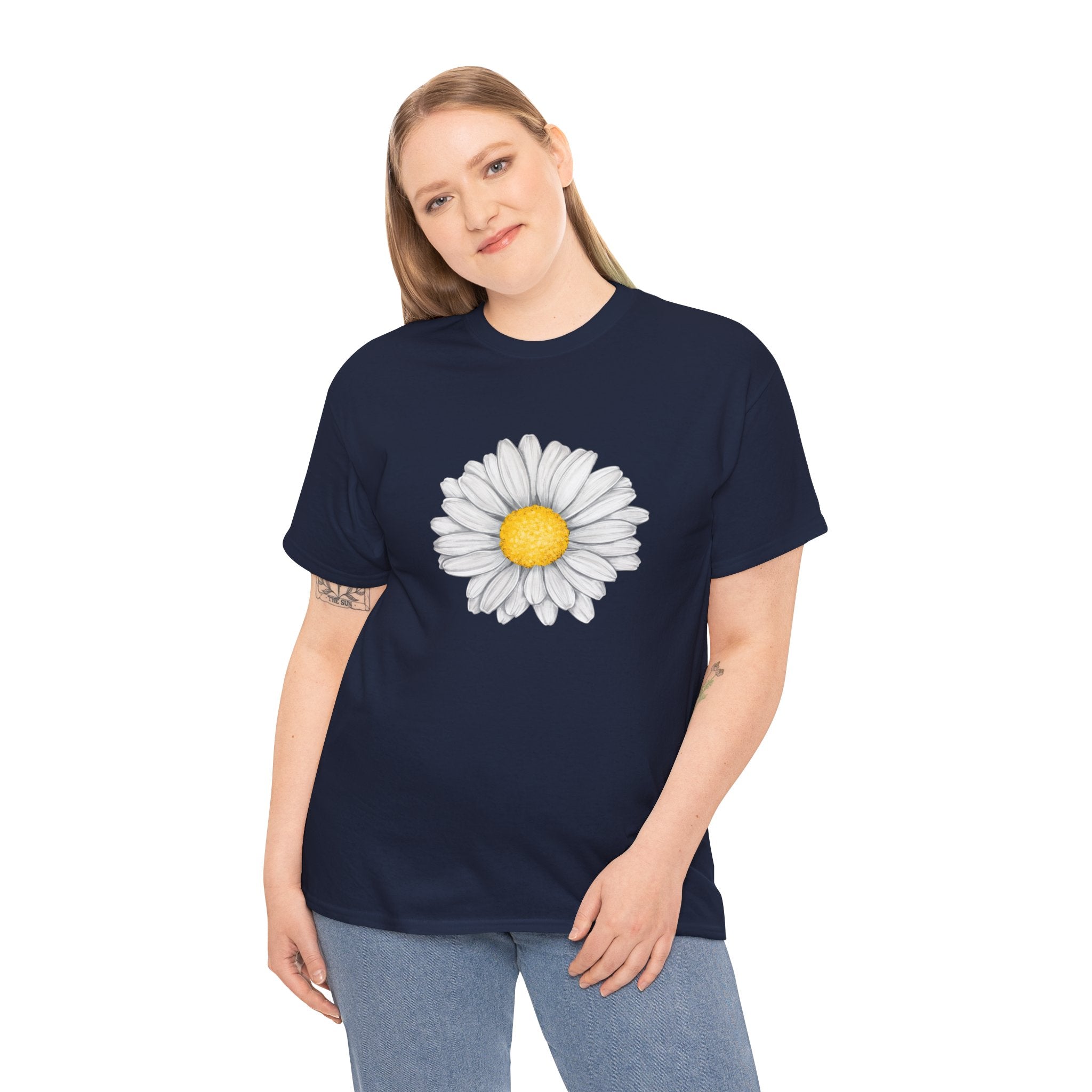 Womens Cute Daisy Flower Unisex T-Shirt