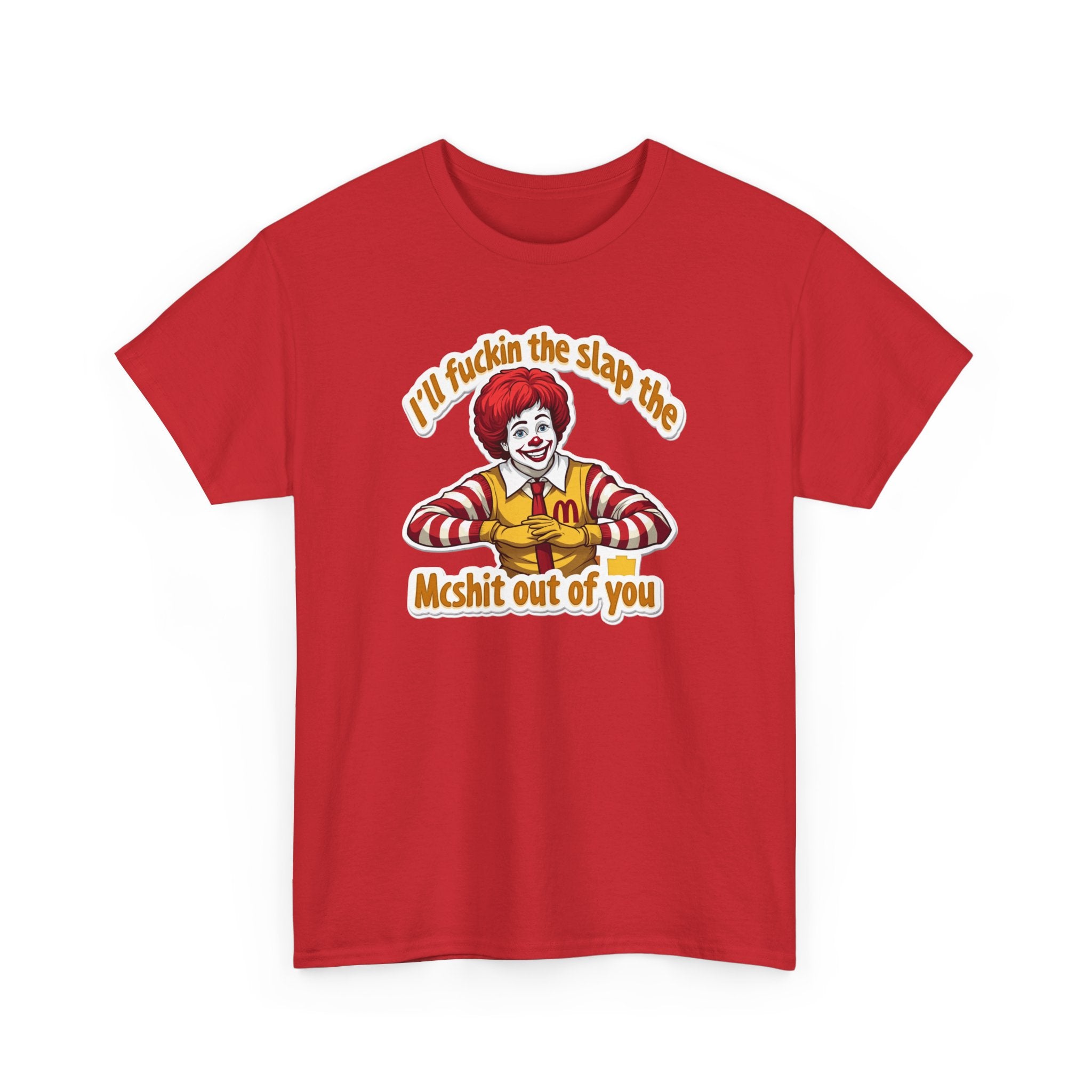 Funny McSlap Cartoon Humorous Unisex Tee, Graphic Meme Shirt