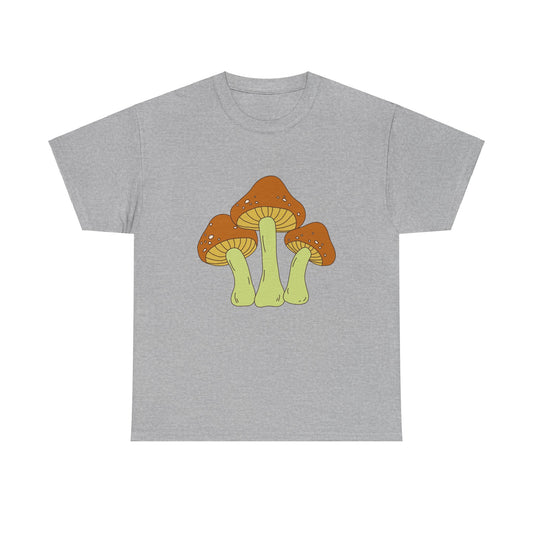 Cute Mushroom Fungi Unisex Graphic Novelty Shirt Tee