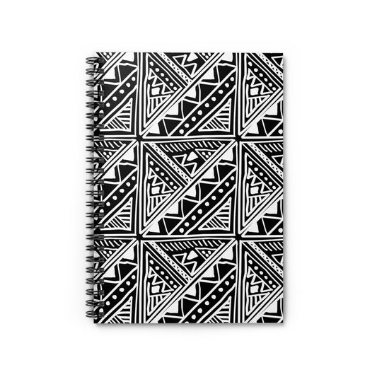 Modern Egyptian Textile Style Retro Spiral Journal Notebook