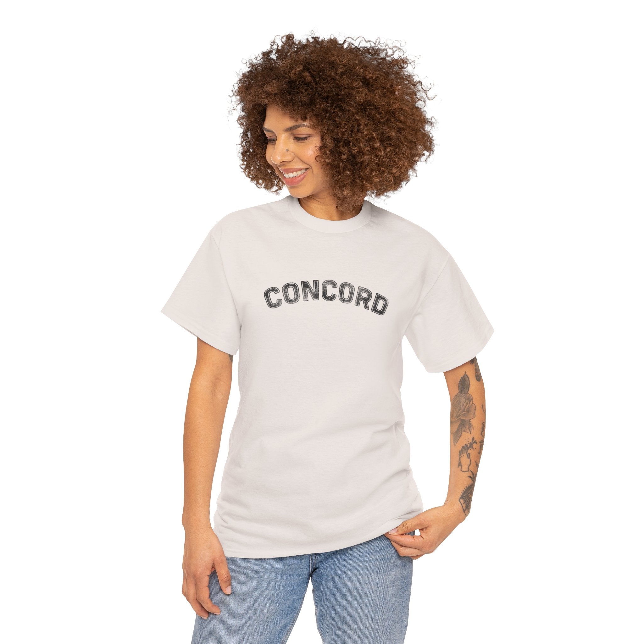 Concord North Carolina NC Curved Unisex T-Shirt