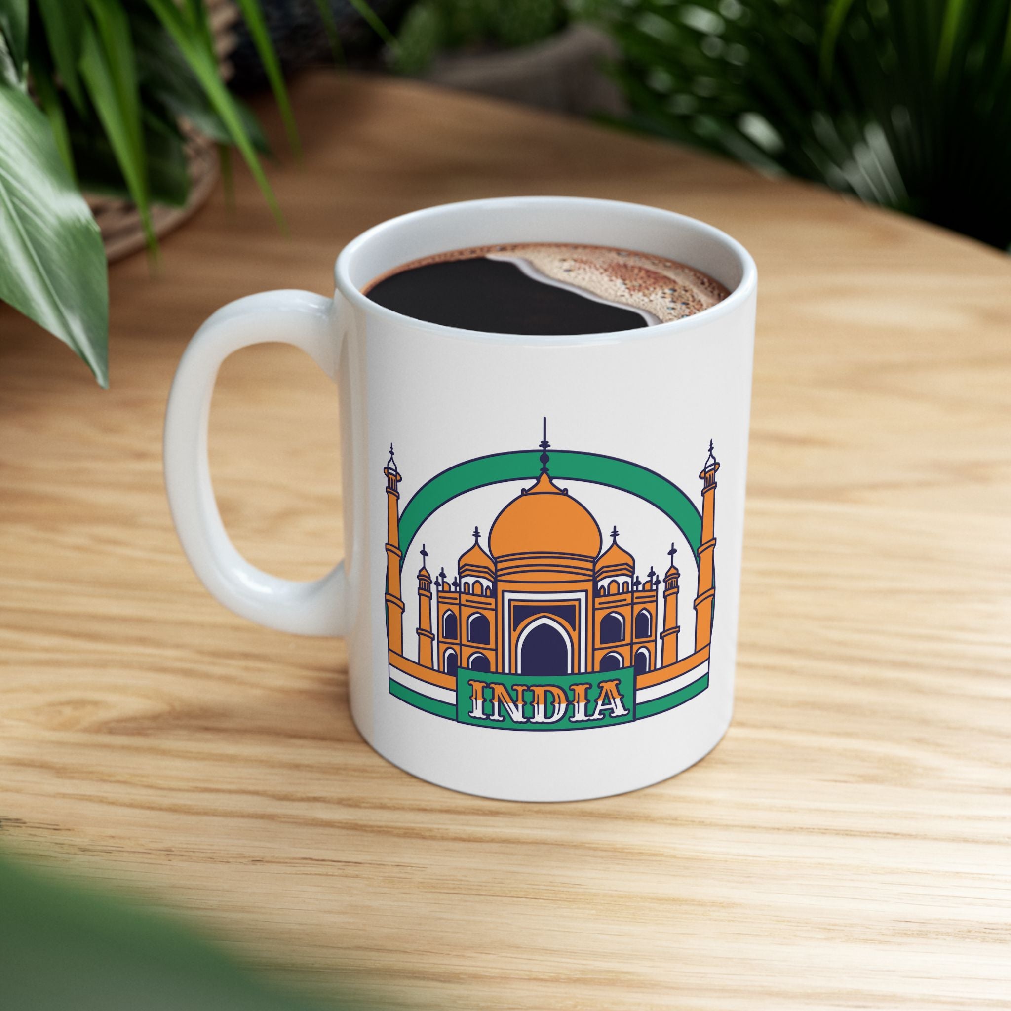 India Souvenir Travel Ceramic Coffee Mug