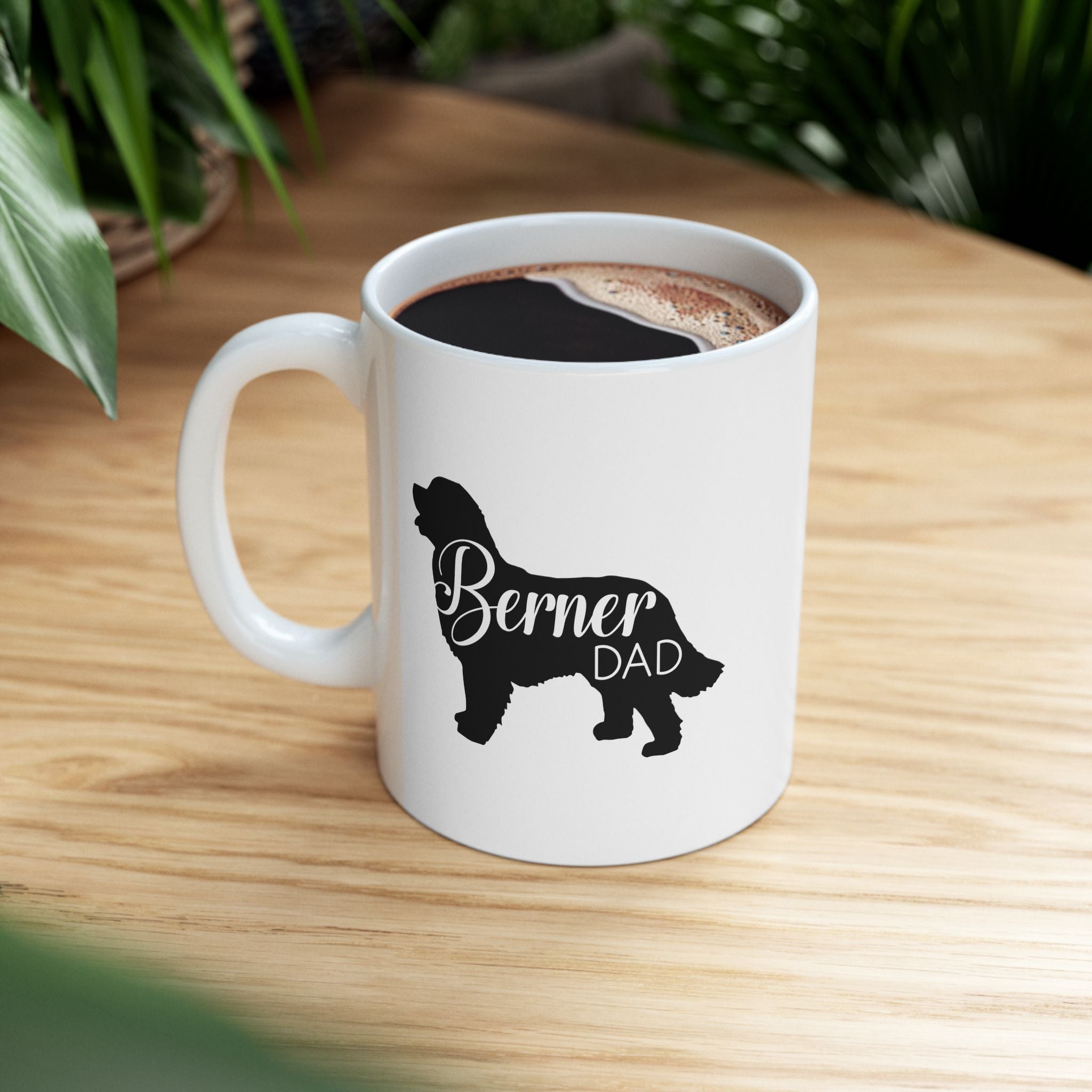 Berner Dad Dog Lover Gift Ceramic Coffee Mug