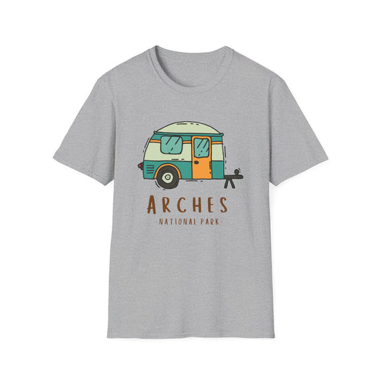 Arches National Park Travel Camper Souvenir Outdoor Camping T-Shirt