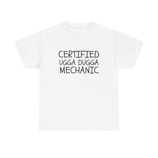 Funny Certified Auto Car Mechanic Graphic Novelty Gift Unisex T-Shirt