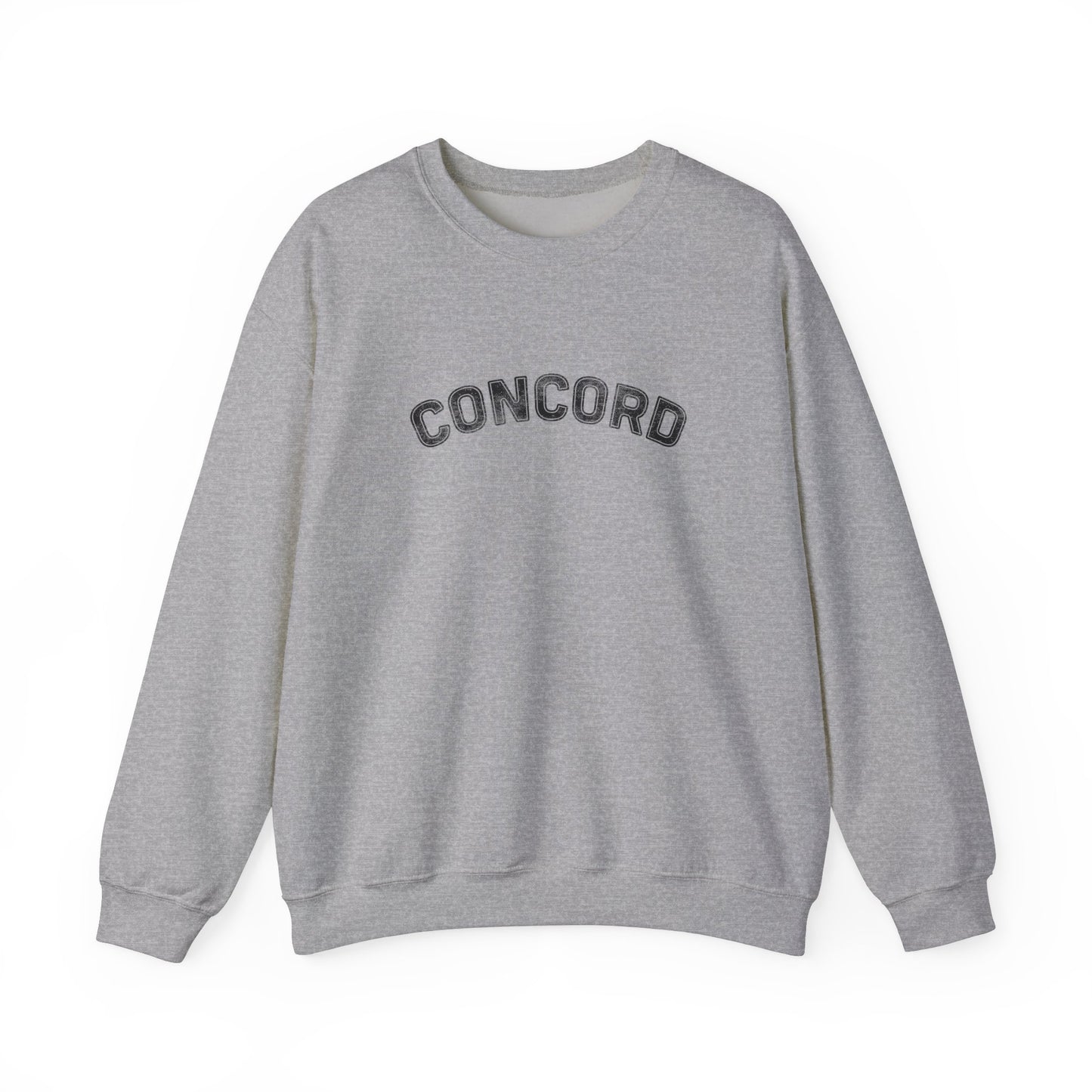 Concord North Carolina NC Curved Crewneck Sweatshirt