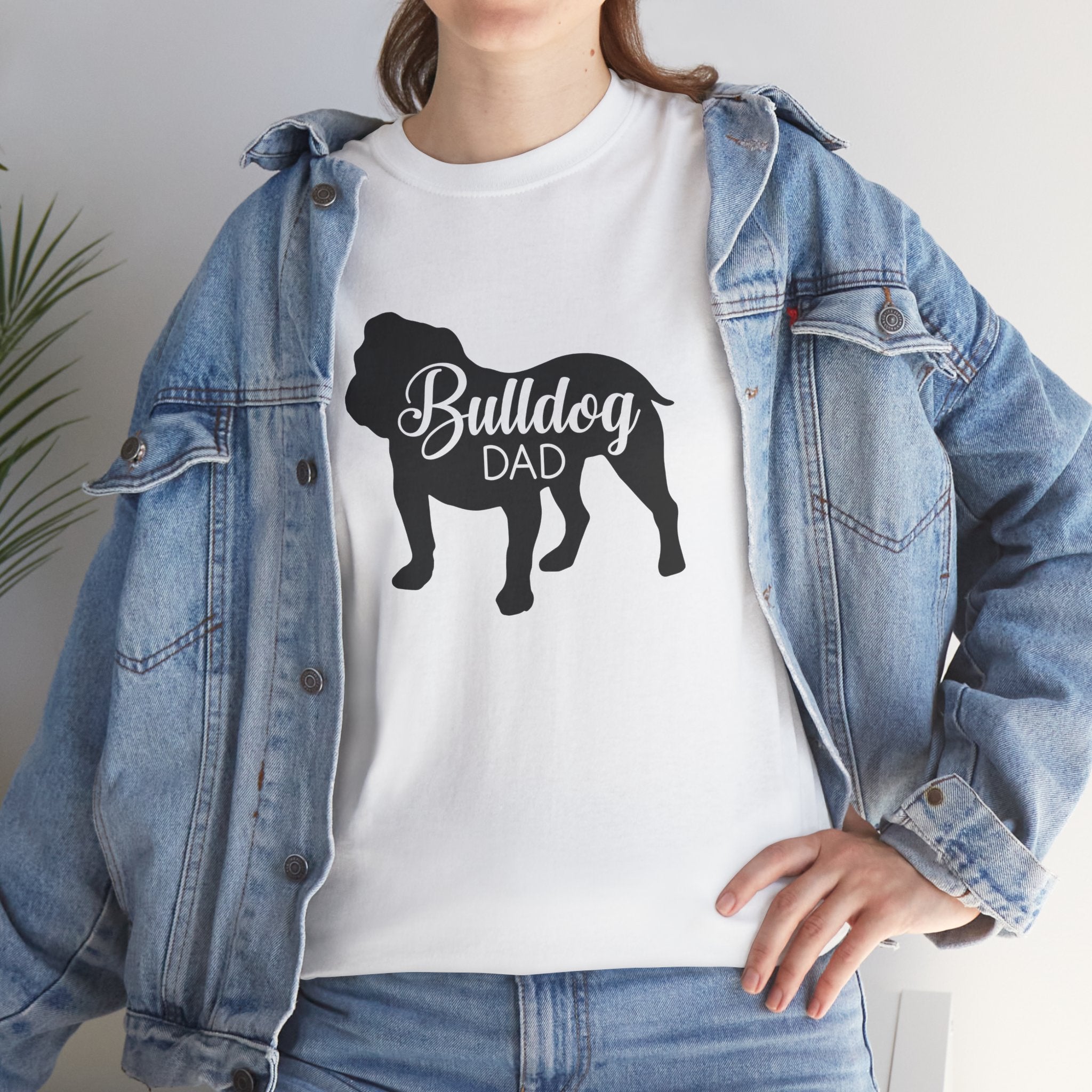 Men's Bulldog Dad Father Dog Lover T-Shirt